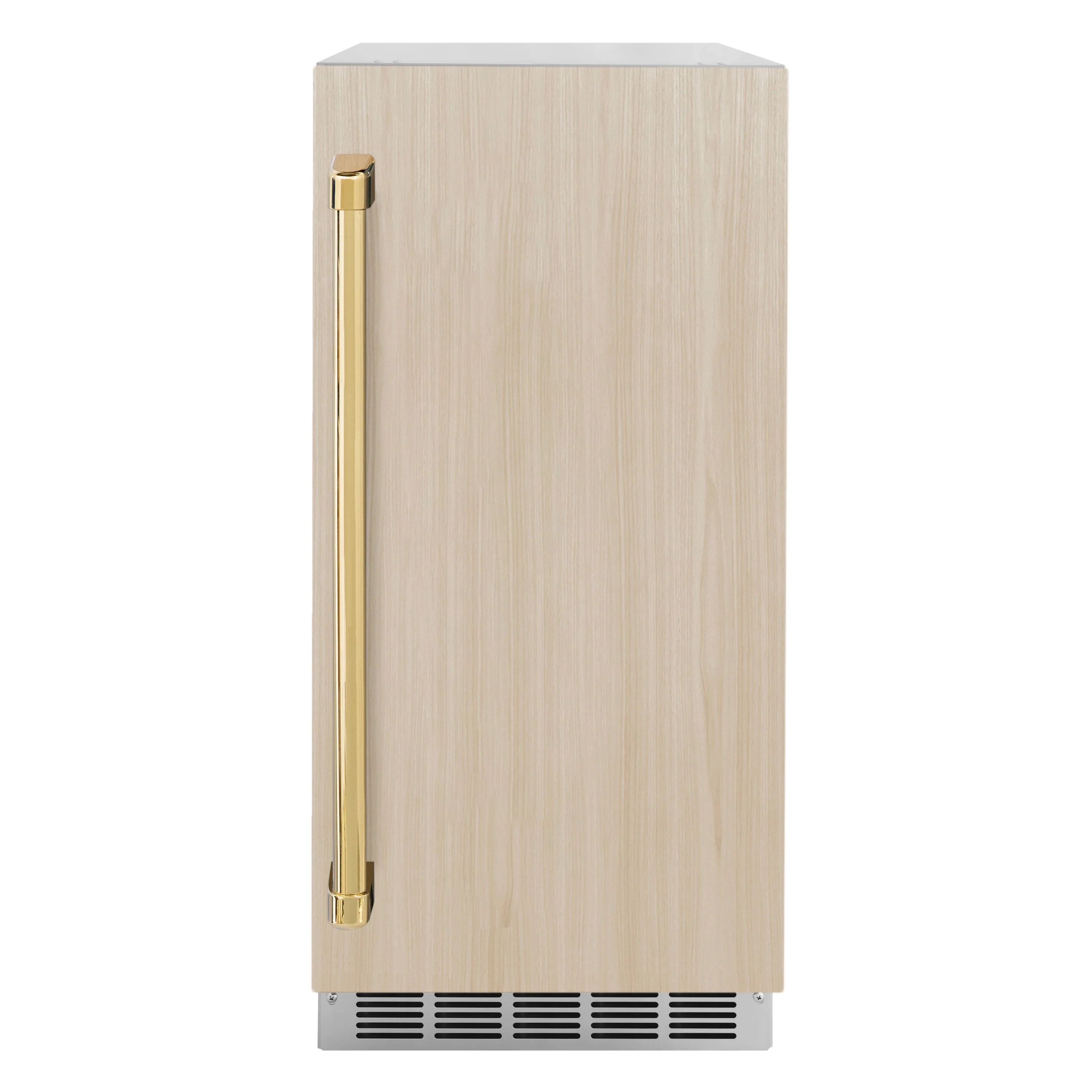 ZLINE Autograph Edition 15 in. Touchstone Gourmet Ice Maker with Drain Pump and Panel Ready Door with Polished Gold Handle (IGMDPZ-15-G) - Image 5