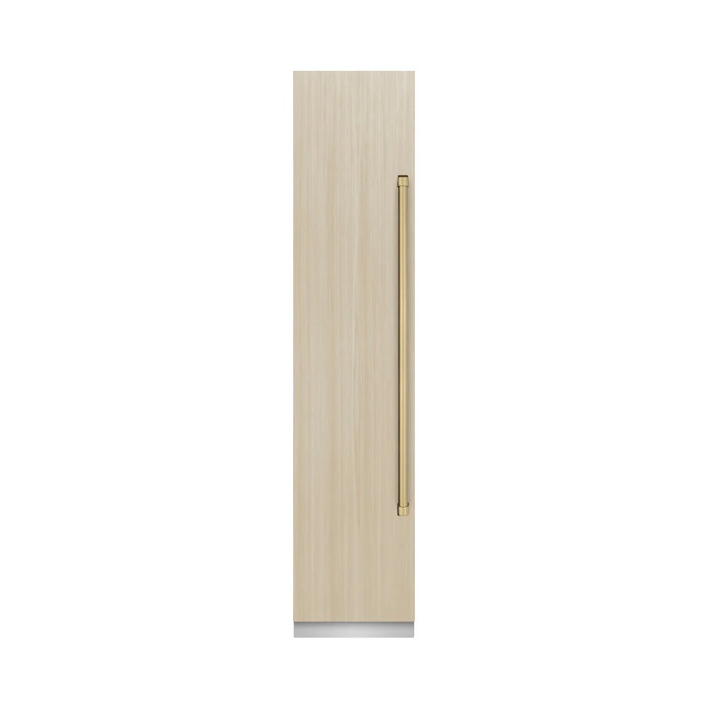ZLINE Autograph Edition 18 in. 8.6 cu. ft. Panel Ready Left Hinge Column Freezer with Graphite Gray Interior and Champagne Bronze Accents (RBCFVLZ-18-CB) - Image 5