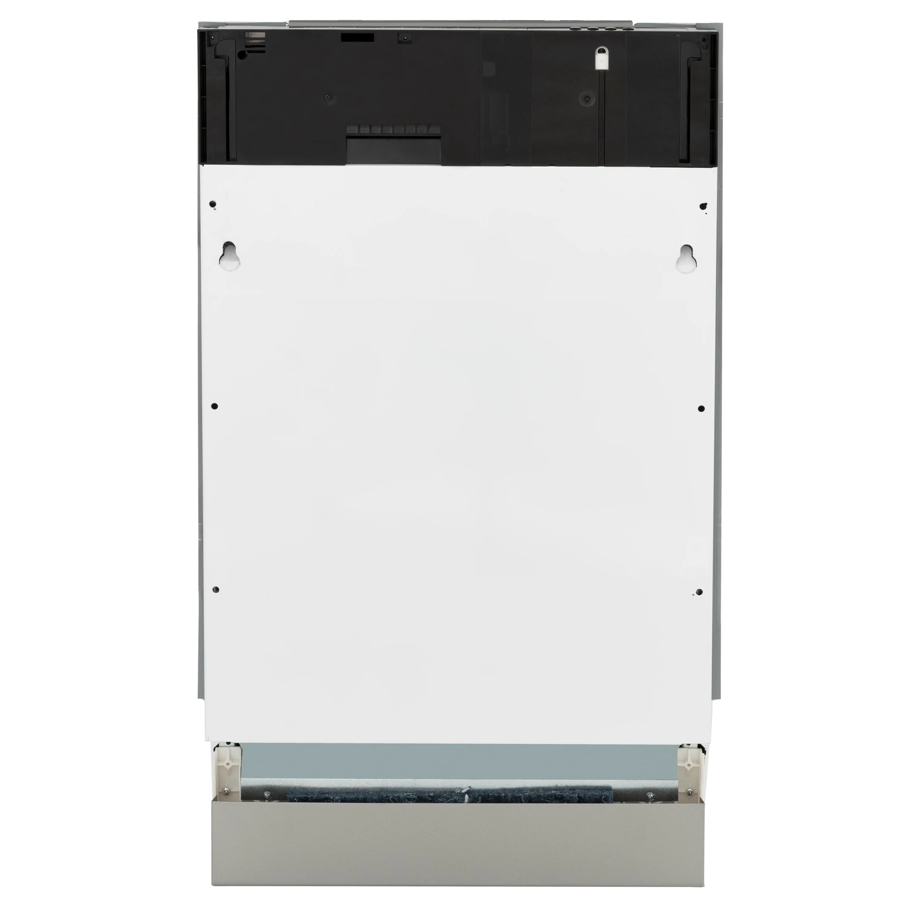ZLINE Autograph Edition 18” Tallac Series 3rd Rack Top Control Dishwasher in Custom Panel Ready with Champagne Bronze Handle, 51dBa (DWVZ-18-CB) - Image 4