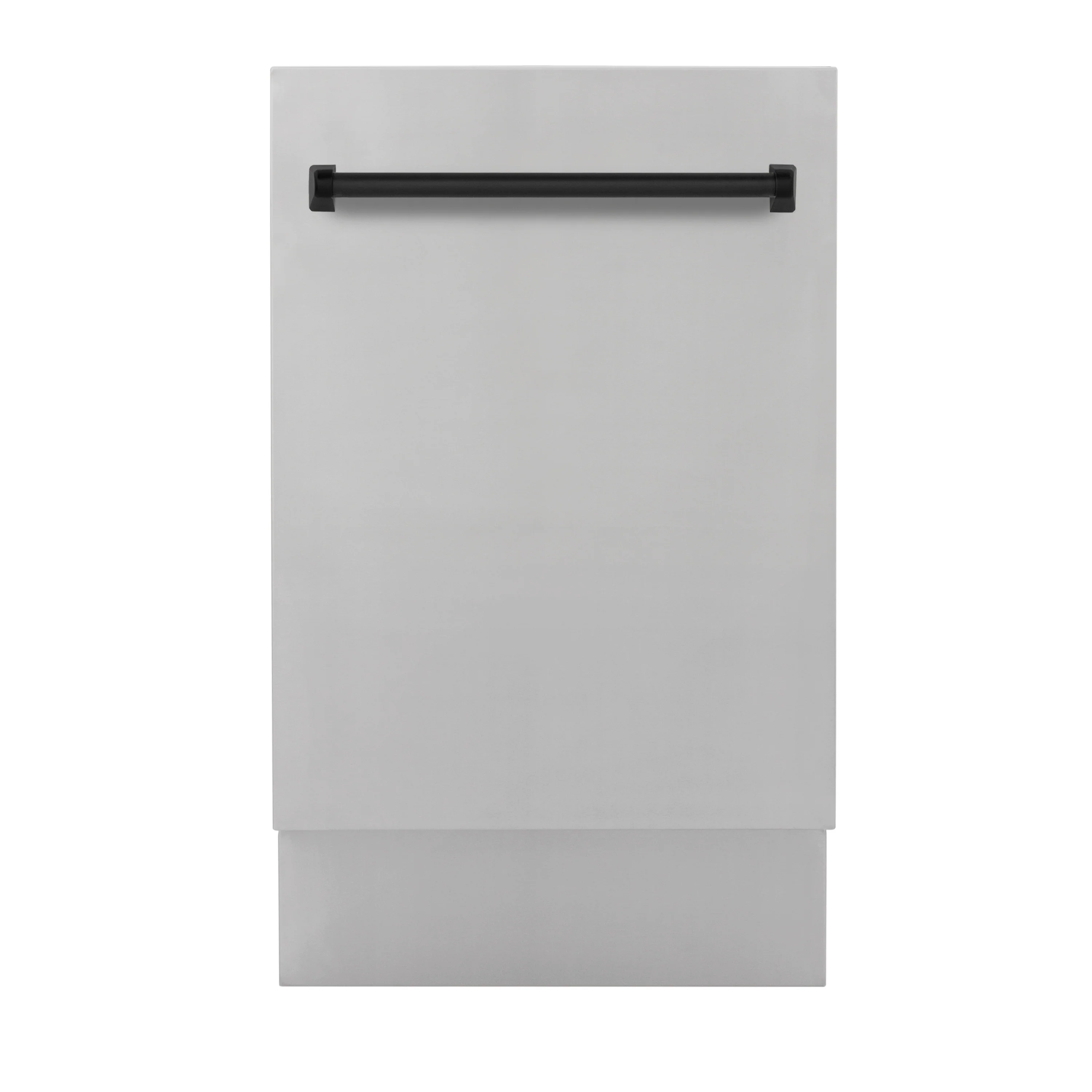 ZLINE Autograph Edition 18” Tallac Series 3rd Rack Top Control Built-In Dishwasher in Stainless Steel with Matte Black Handle, 51dBa (DWVZ-304-18-MB) - Image 3
