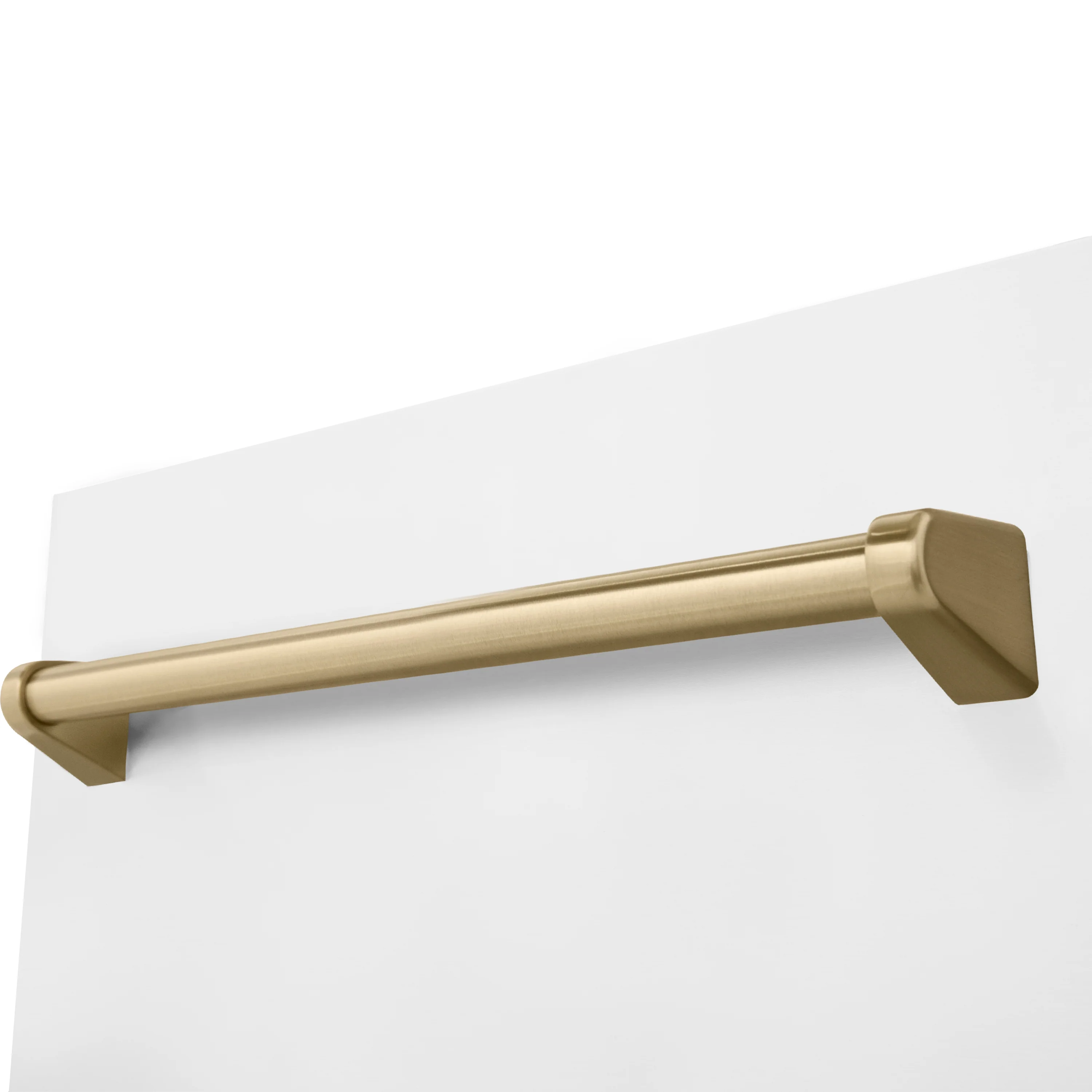 ZLINE Autograph Edition 18” Tallac Series 3rd Rack Top Control Built-In Dishwasher in White Matte with Champagne Bronze Handle, 51dBa (DWVZ-WM-18-CB) - Image 8
