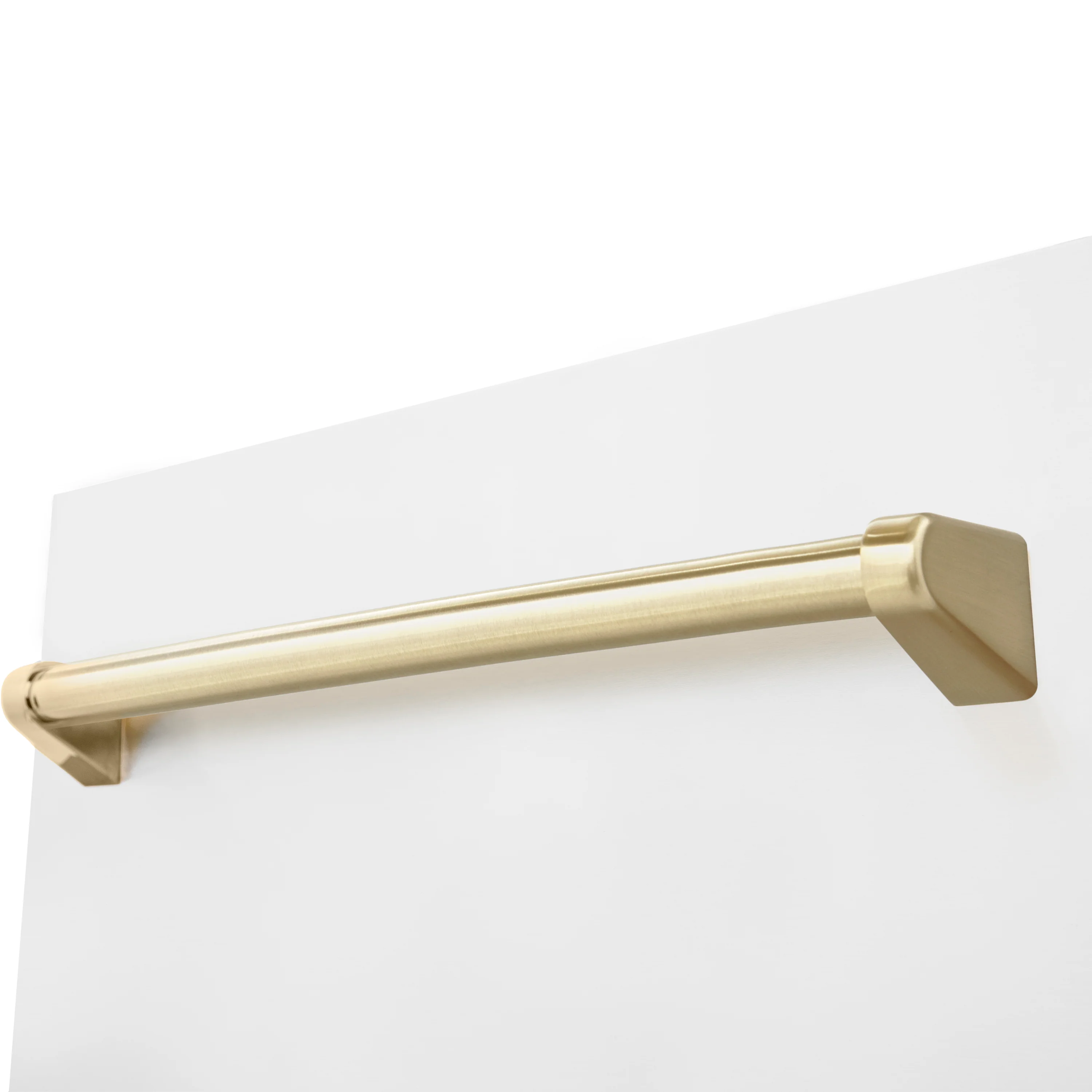 ZLINE Autograph Edition 18” Tallac Series 3rd Rack Top Control Built-In Dishwasher in White Matte with Polished Gold Handle, 51dBa (DWVZ-WM-18-G) - Image 8