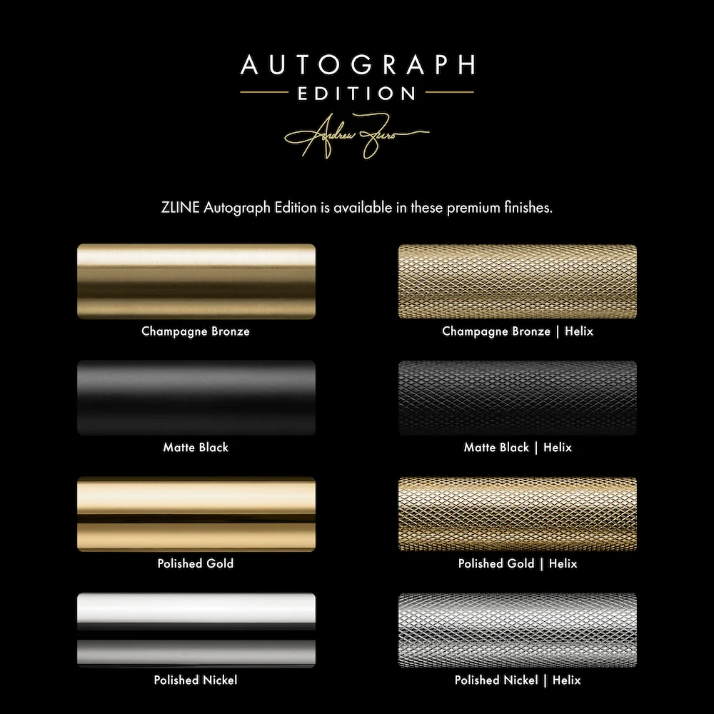 ZLINE Autograph Edition 24 in. Monument 154 Can Beverage Fridge in Stainless Steel with Champagne Bronze Accents (RBVZ-US-24-CB) - Image 17