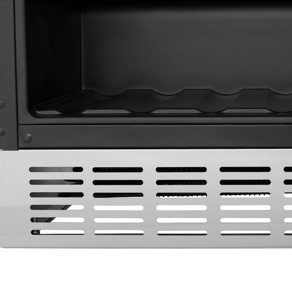 ZLINE Autograph Edition 24 in. Monument 154 Can Beverage Fridge in Stainless Steel with Champagne Bronze Accents (RBVZ-US-24-CB) - Image 8
