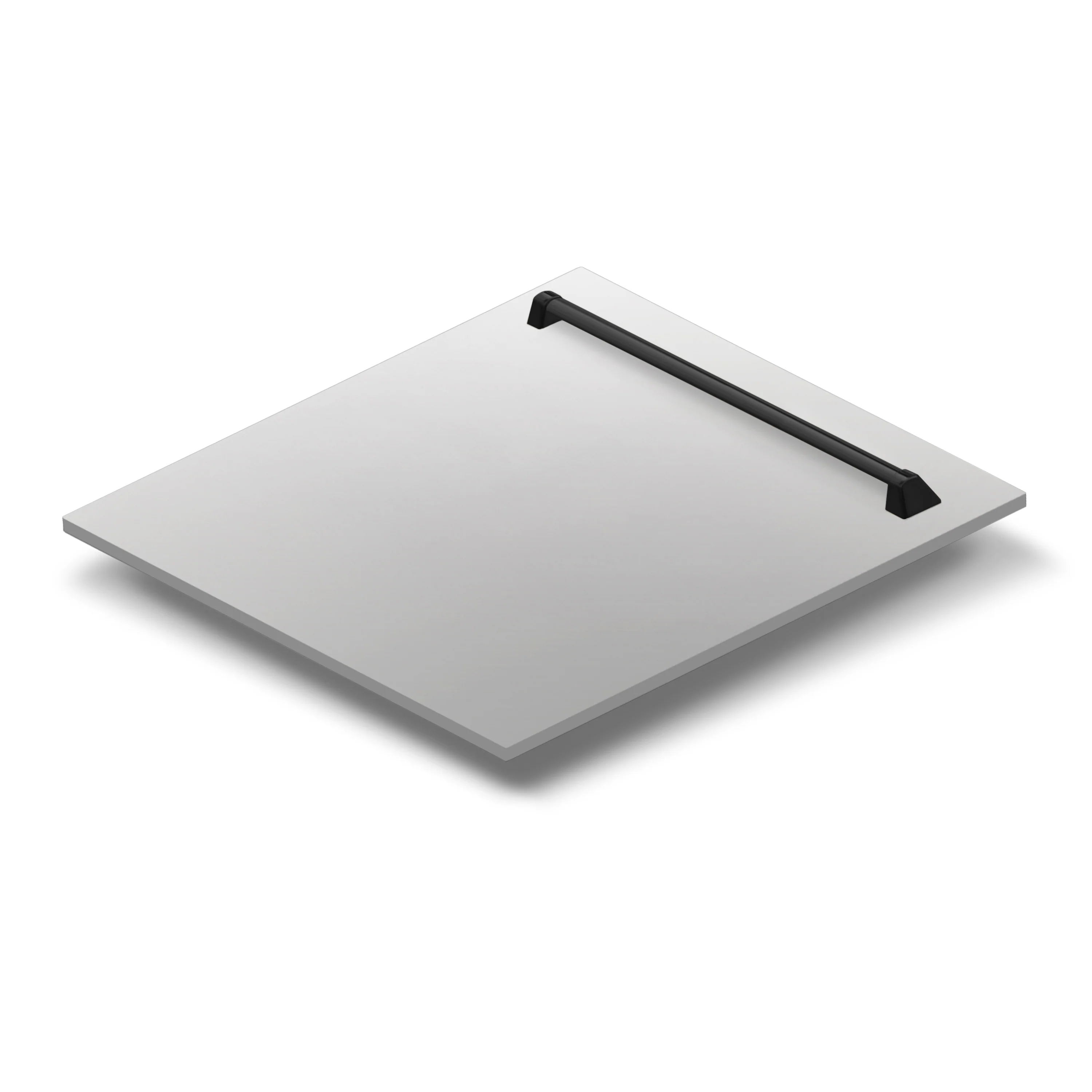 ZLINE Autograph Edition 24" Tallac Dishwasher Panel in Stainless Steel with Matte Black Handle (DPVZ-304-24-MB) - Image 4