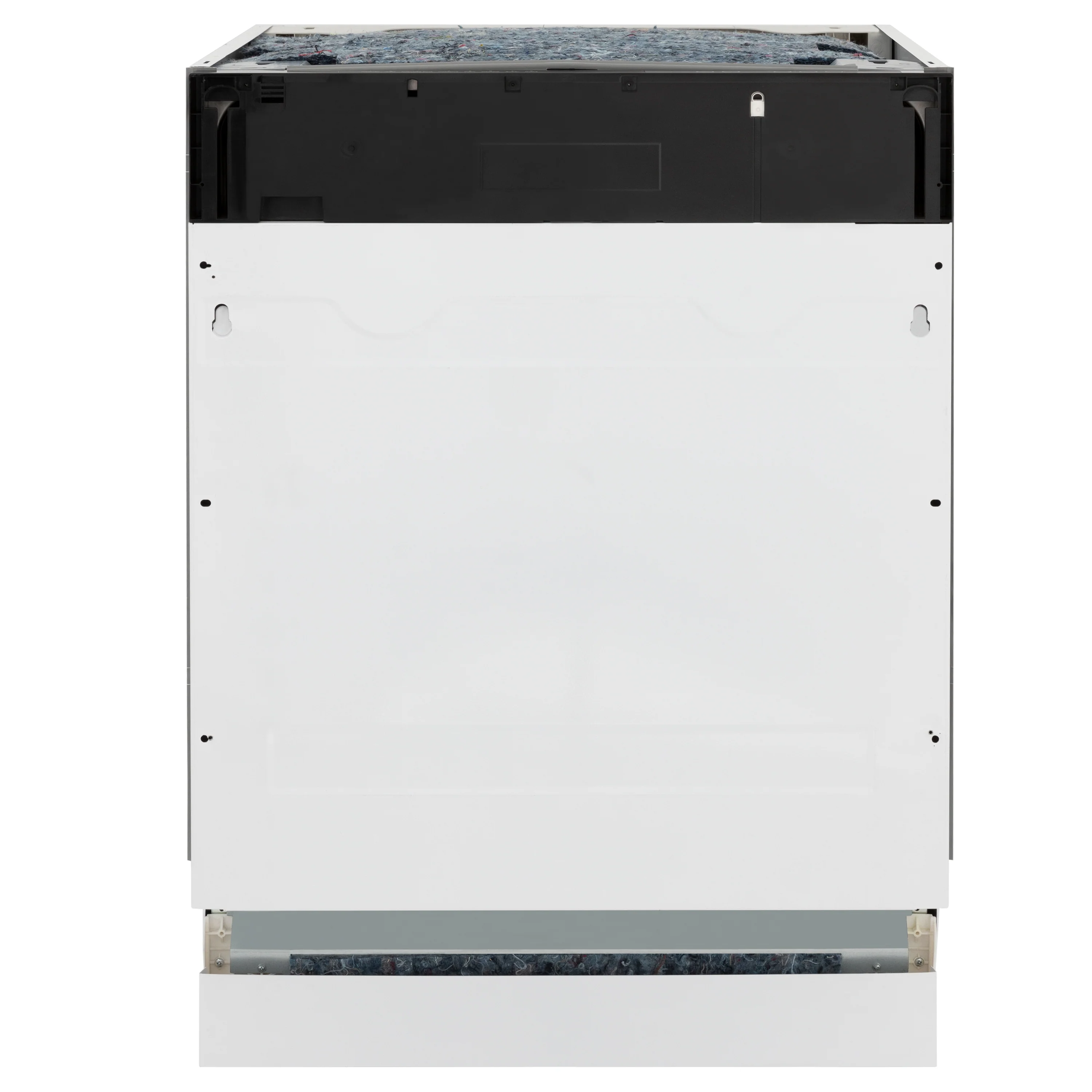 ZLINE Autograph Edition 24" Tallac Series 3rd Rack Top Control Built-In Tall Tub Dishwasher in Custom Panel Ready with Champagne Bronze Handle, 51dBa (DWVZ-24-CB) - Image 4