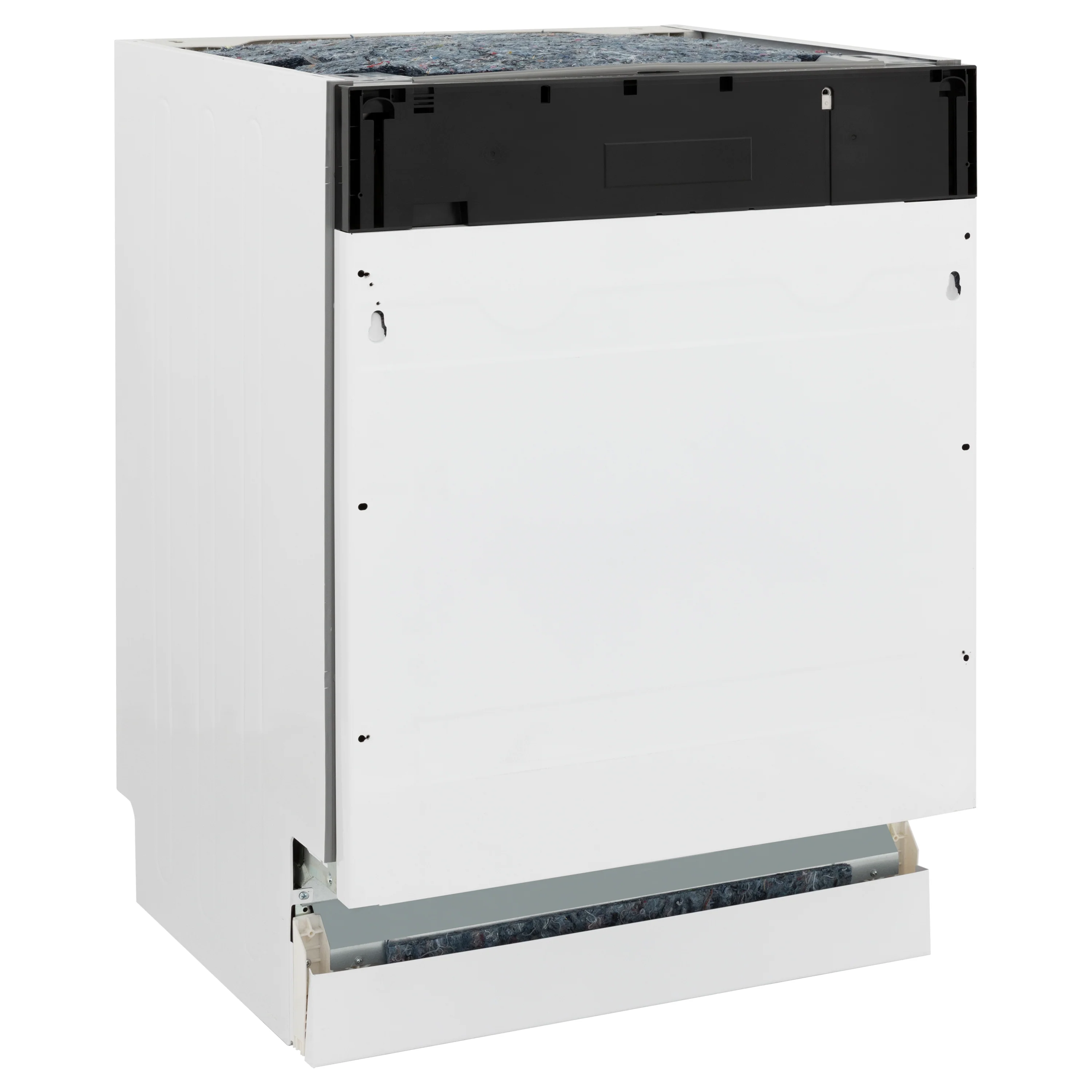 ZLINE Autograph Edition 24" Tallac Series 3rd Rack Top Control Built-In Tall Tub Dishwasher in Custom Panel Ready with Champagne Bronze Handle, 51dBa (DWVZ-24-CB) - Image 5