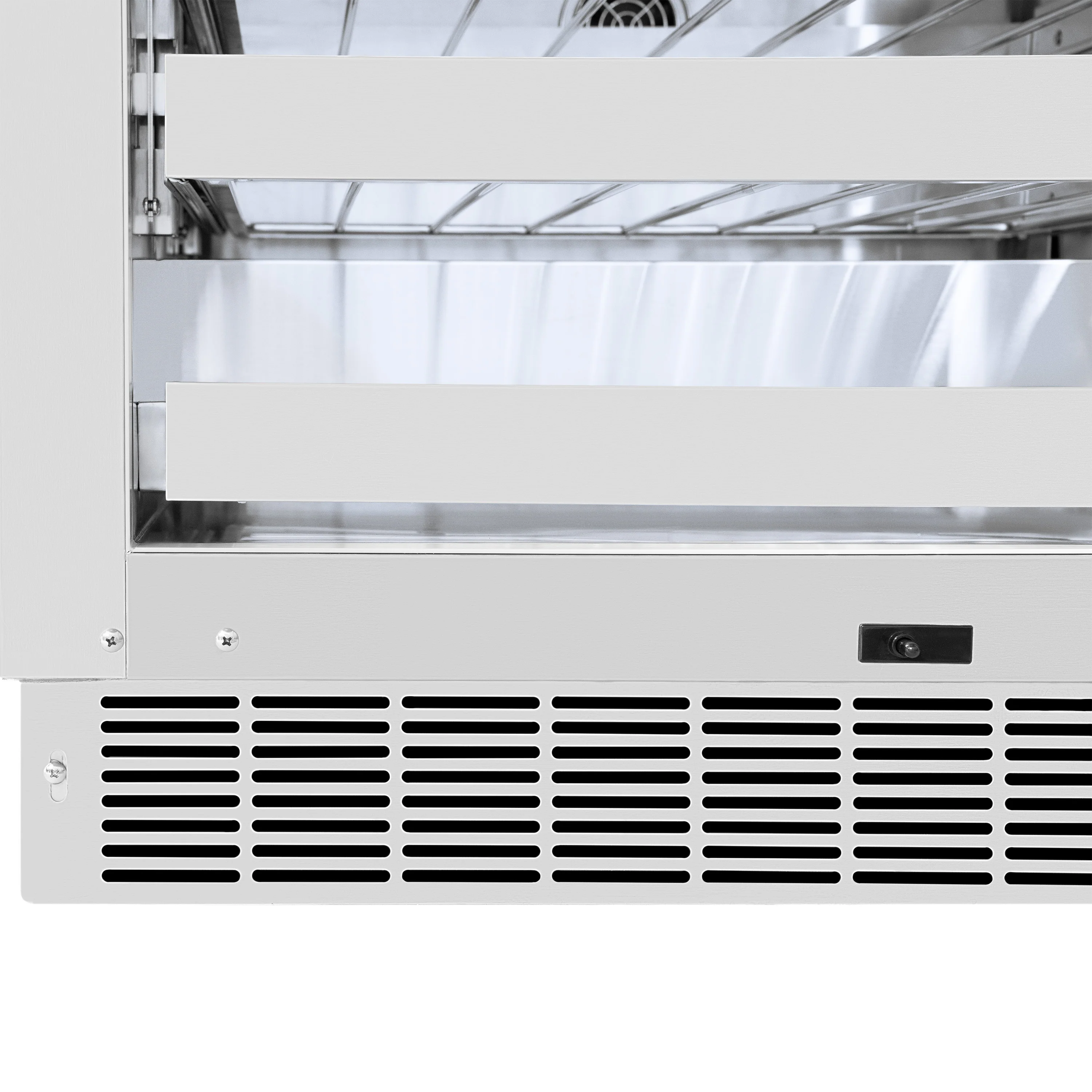 ZLINE 24 In. Touchstone Wine Cooler with Panel-Ready Glass Door and Polished Gold Handle (RWDPOZ-24-G) - Image 12