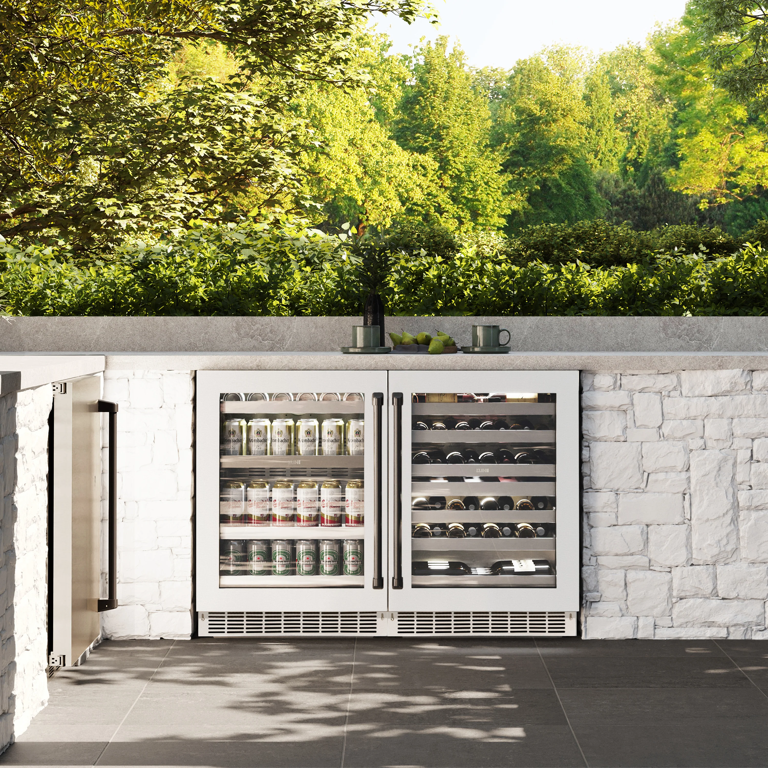 ZLINE Autograph Edition 24 in. Touchstone Dual Zone 44 Bottle Wine Cooler With White Matte Glass Door And Matte Black Handle (RWDOZ-WM-24-MB) - Image 11