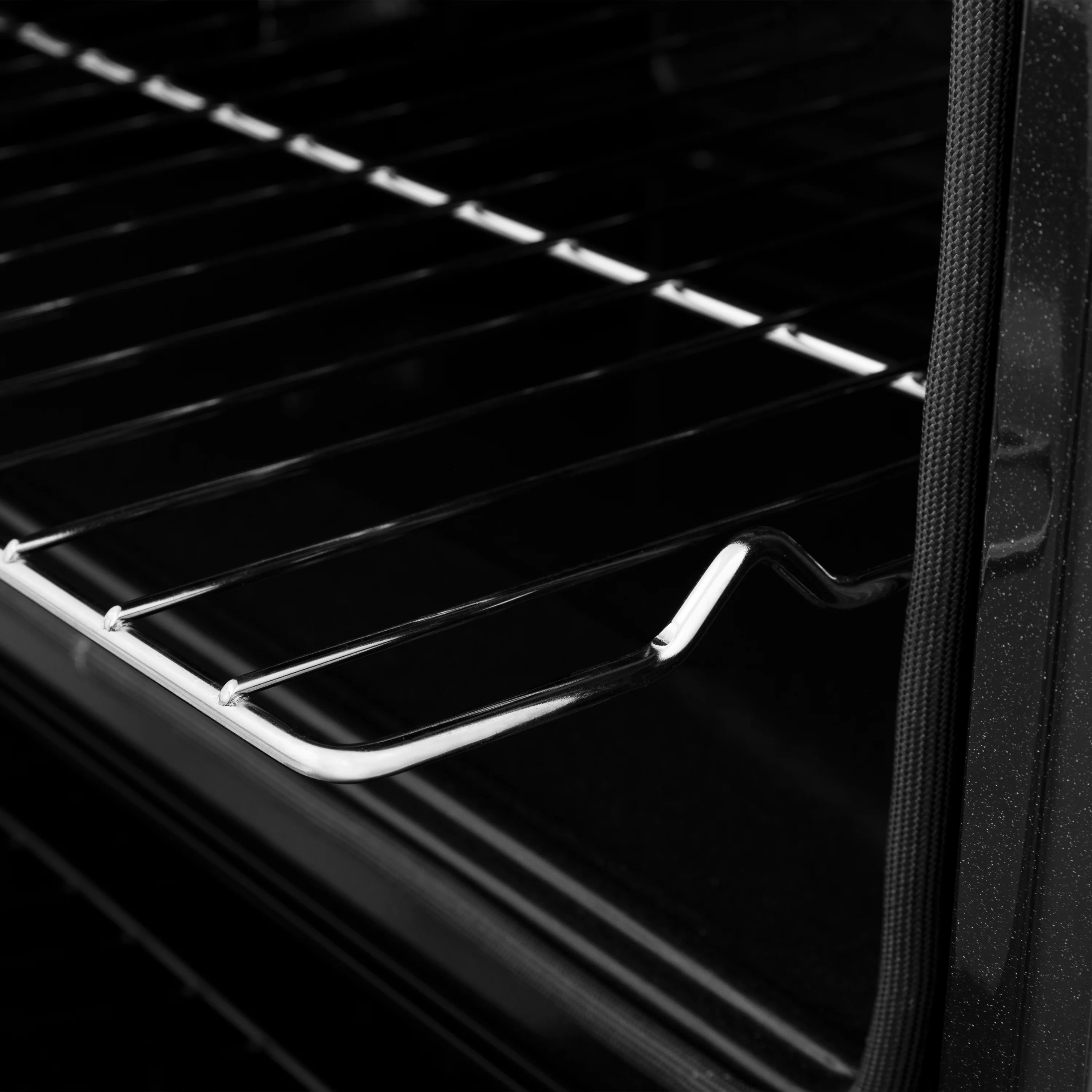 ZLINE 30 in. Autograph Edition Professional True Convection Double Wall Oven with Air Fry and Self Clean in Black Stainless Steel with Champagne Bronze Handles (WADBZ-30-CB) - Image 11