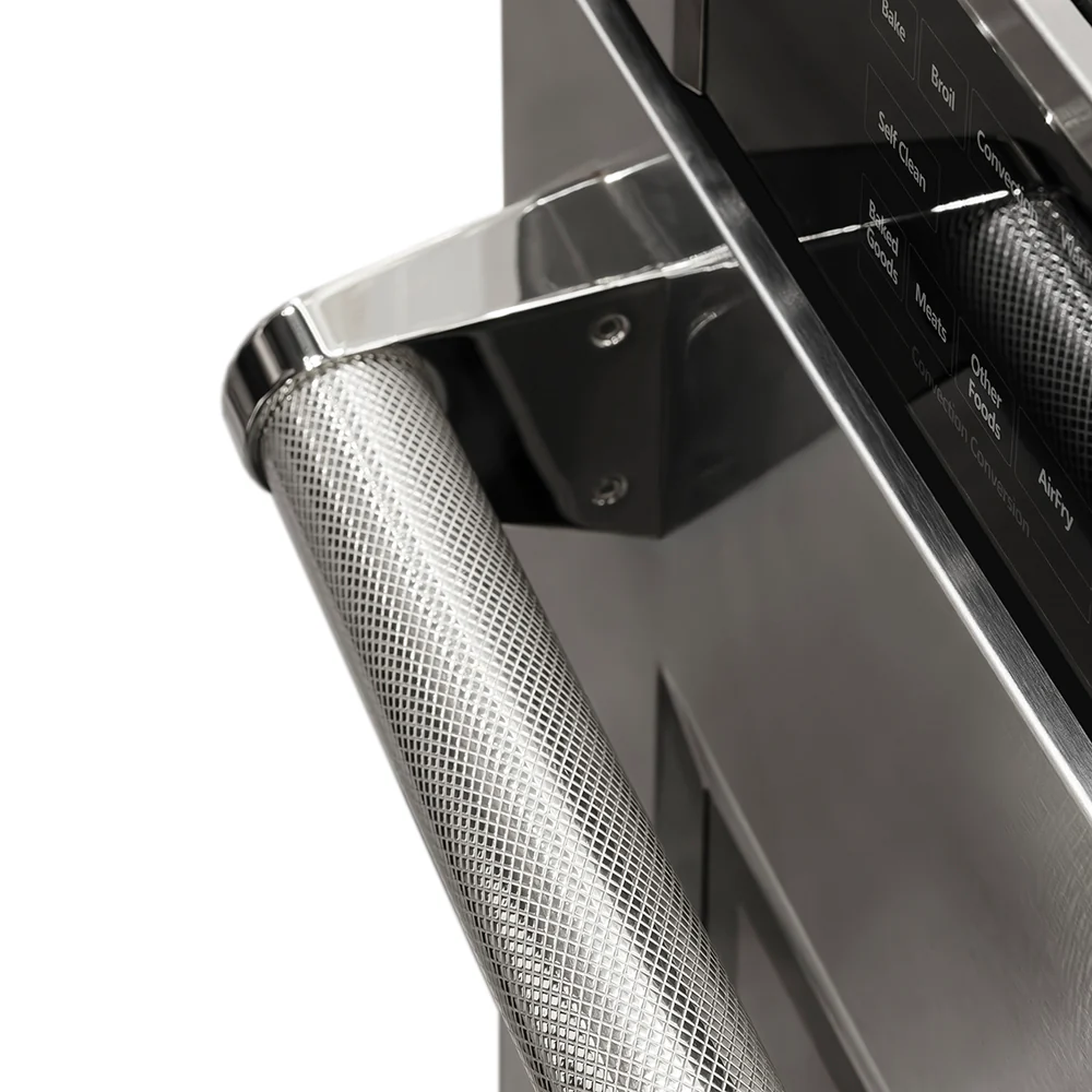 ZLINE Autograph Edition 30 in. Professional True Convection Double Wall Oven with Air Fry and Self Clean in Stainless Steel with Polished Nickel Helix Handles (WADZ-30-KPN) - Image 18