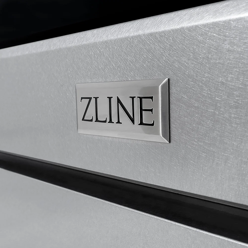 ZLINE Autograph Edition 30 in. 4.2 cu. ft. Paramount Dual Fuel Range with 4 Burner DuoPro™ Cooktop and Electric Convection Oven in Satin Stainless Steel and Polished Gold Accents, Open Box-Great Condition - Image 10