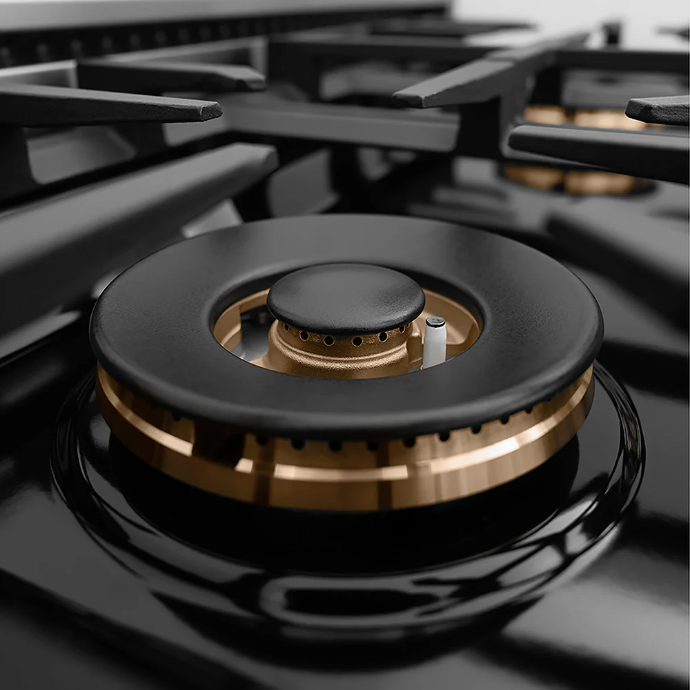 ZLINE Autograph Edition 30 in. Classic Gas Rangetop with 4 Burner DuoPro™ Cooktop in Stainless Steel and Matte Black Accents, Open Box-Great Condition - Image 5