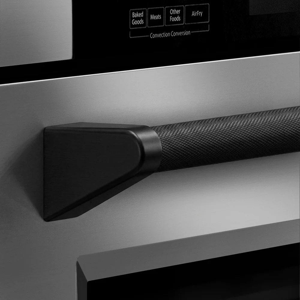 ZLINE Autograph Edition 30 in. Wall Oven Helix Handle (Set of 1) in Matte Black (AWHZ-30-K-MB) - Image 2