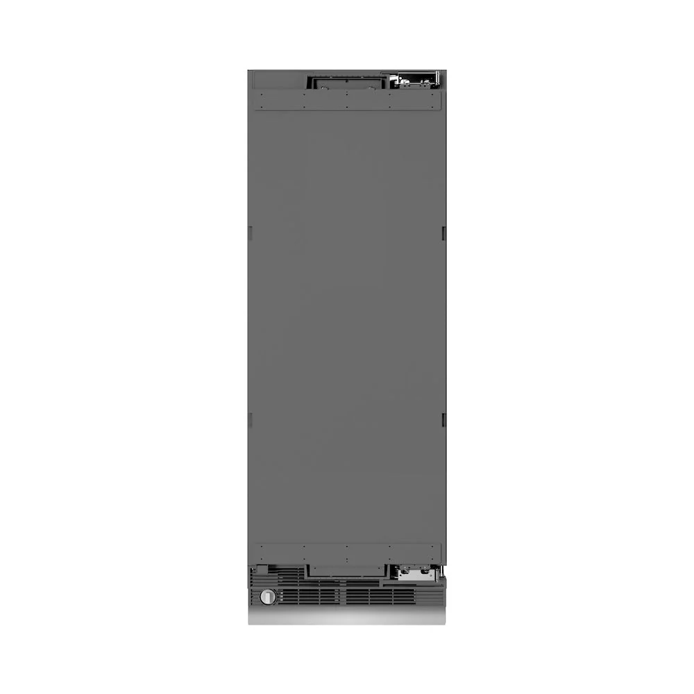 ZLINE Autograph Edition 30 in. 16.7 cu. ft. Panel Ready Column Refrigerator with Graphite Gray Interior and Champagne Bronze Accents (RBCRVZ-30-CB) - Image 4