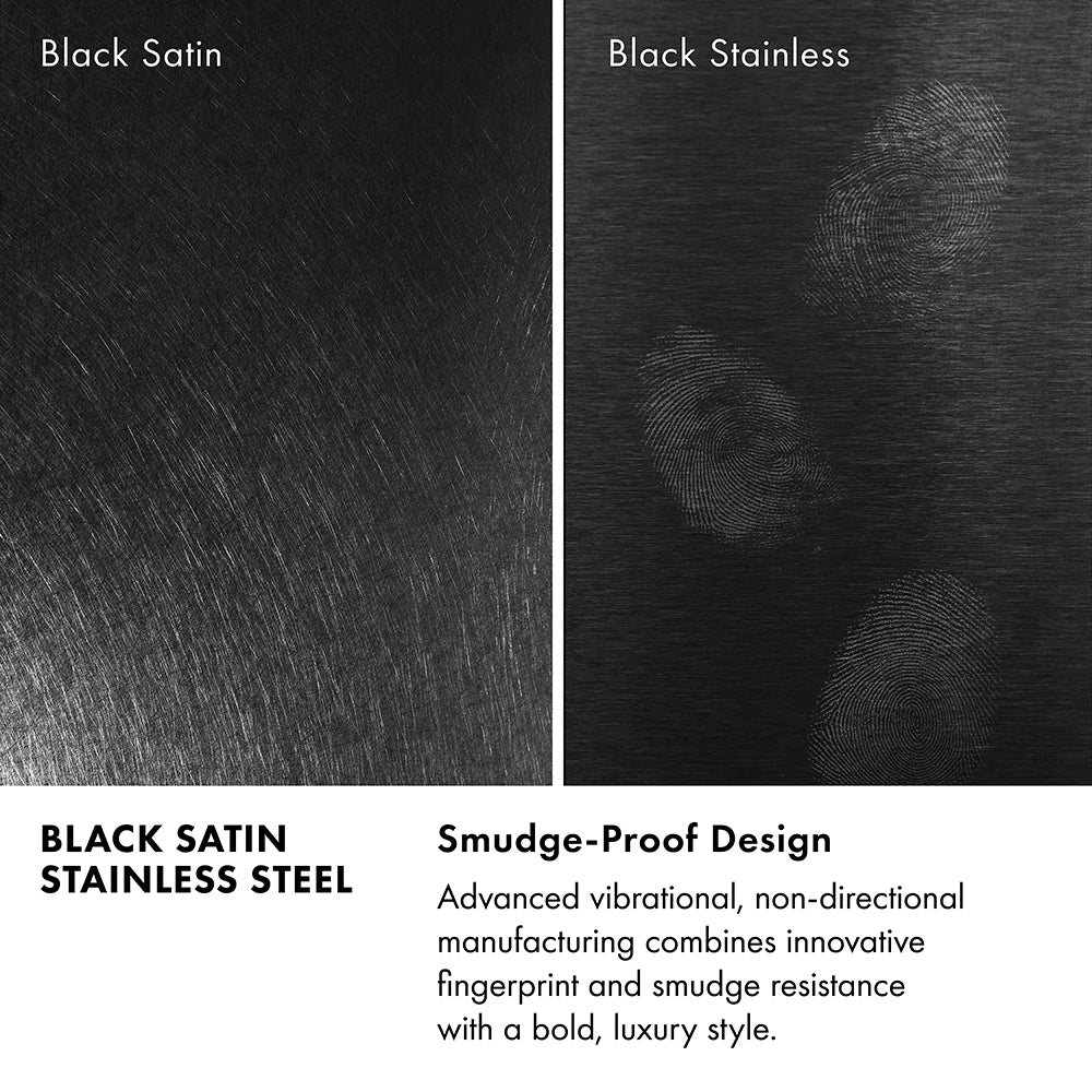ZLINE Autograph Edition 30 in. 4.2 cu. ft. Paramount Dual Fuel Range with 4 Burner Gas Cooktop and Electric Convection Oven in Black Satin Stainless Steel with Polished Gold Accents (SDRBSZ-30-G) - Image 11