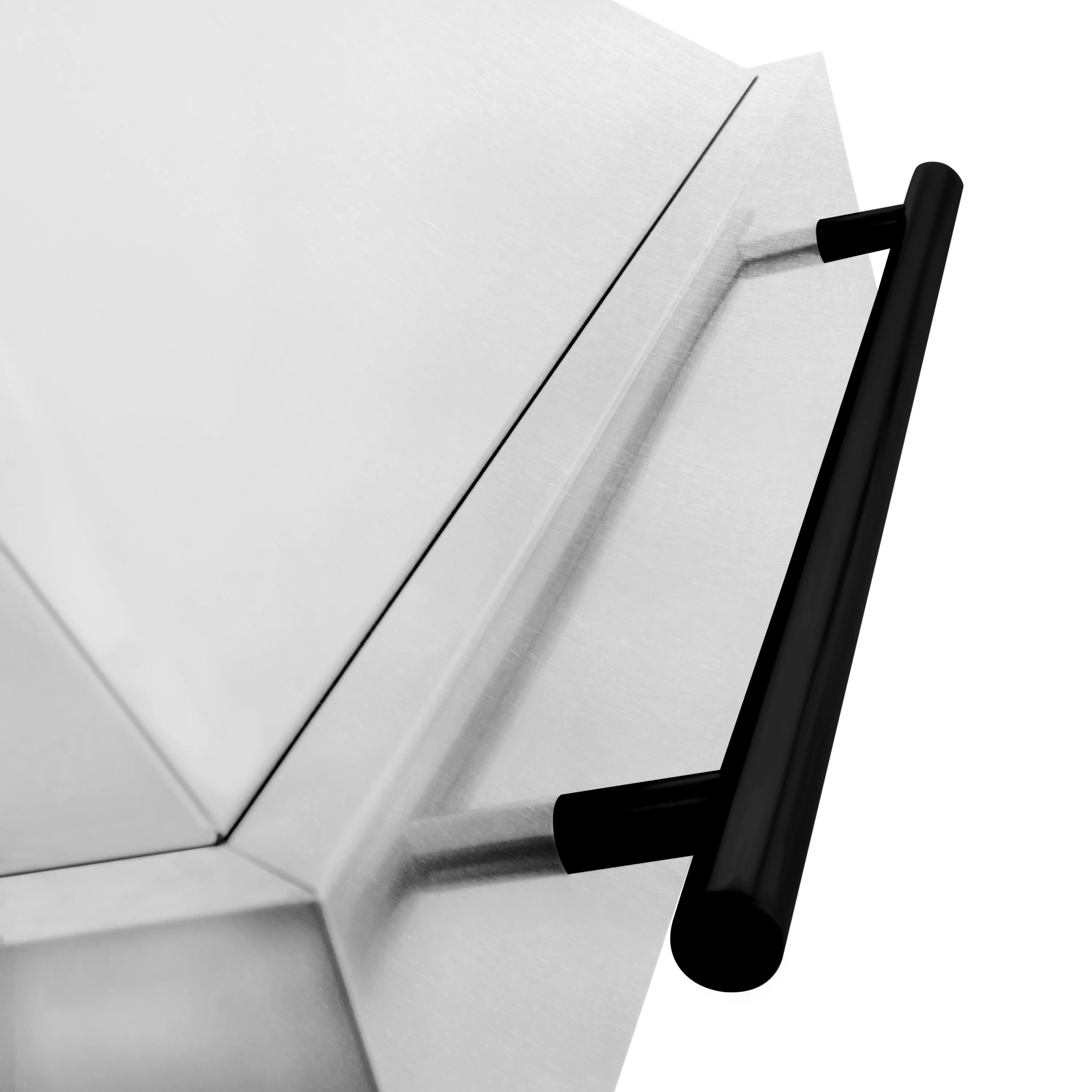 ZLINE Autograph Edition 36" Fingerprint Resistant Stainless Steel Range Hood with Matte Black Handle (8654SNZ-36-MB) - Image 11