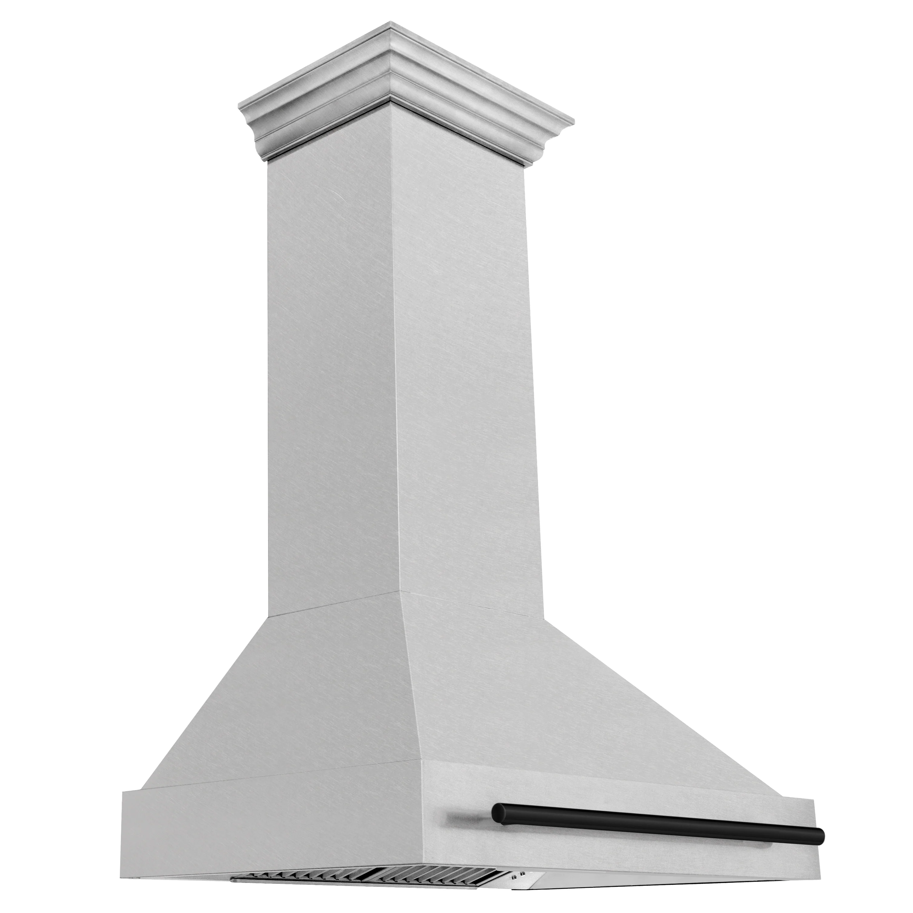 ZLINE Autograph Edition 36" Fingerprint Resistant Stainless Steel Range Hood with Matte Black Handle (8654SNZ-36-MB) - Image 4