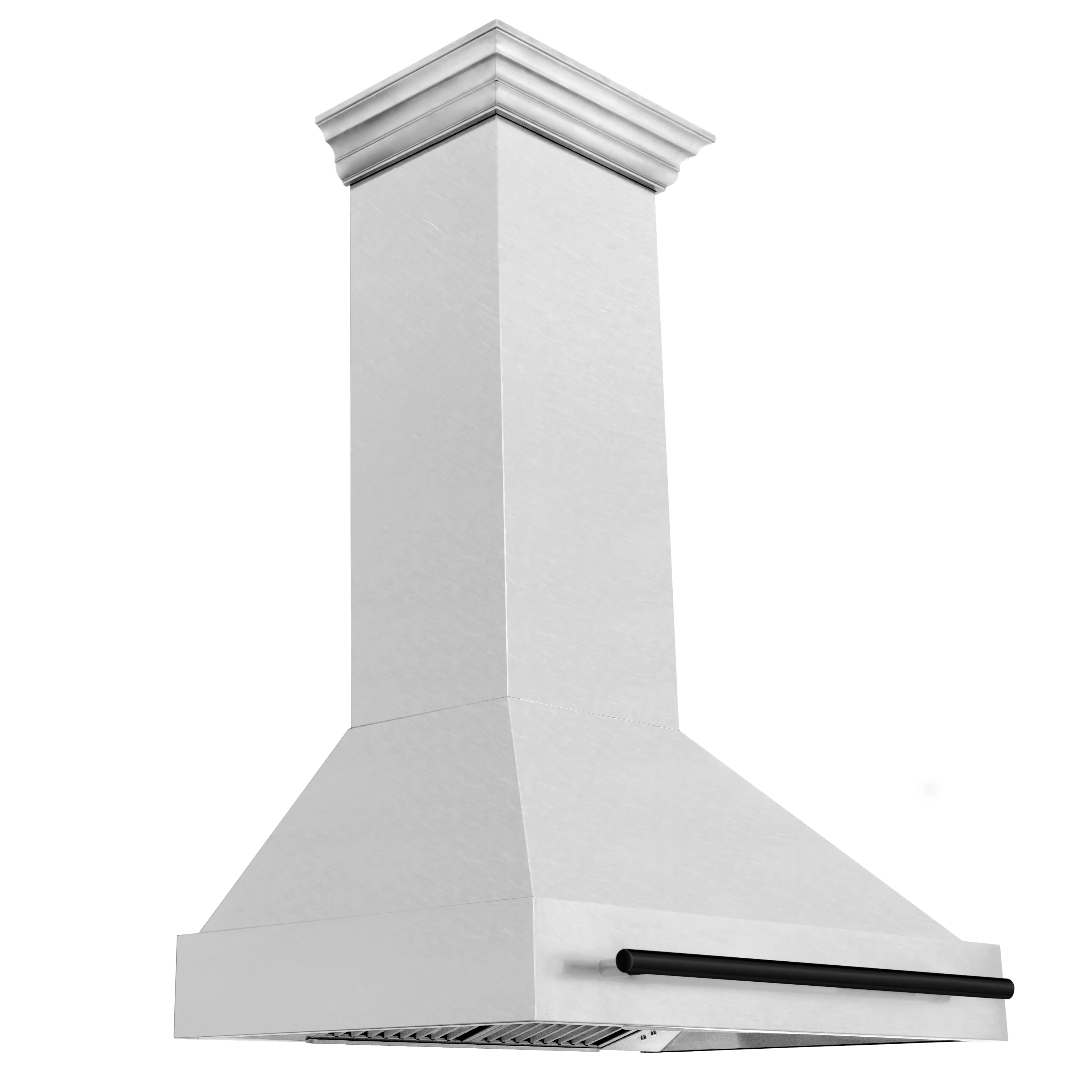 ZLINE Autograph Edition 36" Fingerprint Resistant Stainless Steel Range Hood with Matte Black Handle (8654SNZ-36-MB) - Image 7