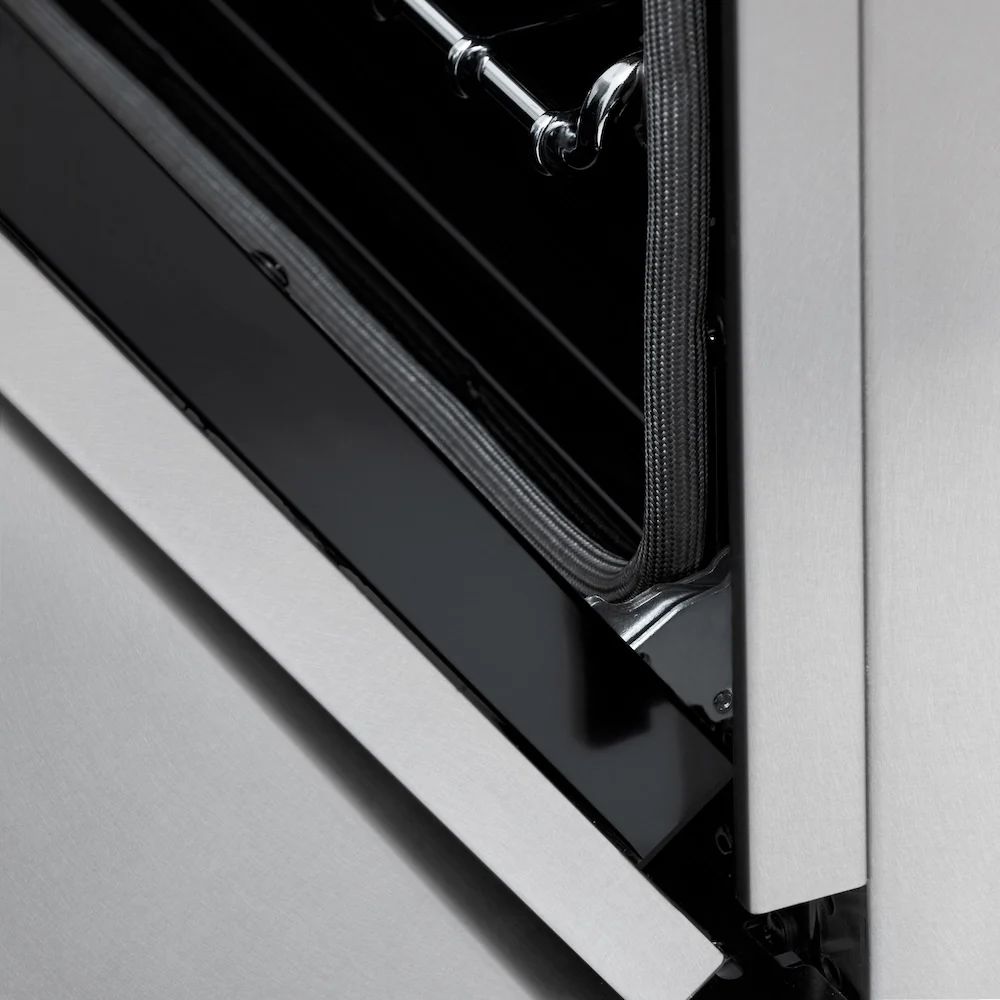 ZLINE Autograph Edition 36 in. 4.6 cu. ft. Legacy Dual Fuel Range with 6 Burner Gas Cooktop and Electric Convection Oven in Satin Stainless Steel and Polished Gold Accents, Open Box-Great Condition - Image 10