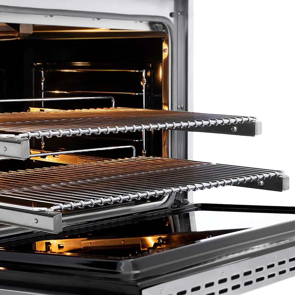 ZLINE Autograph Edition 36 in. 5.2 cu. ft. Paramount Gas Range with 6 Burner DuoPro™ Cooktop and Convection Gas Oven in Stainless Steel and Champagne Bronze Accents, Open Box-Great Condition - Image 9