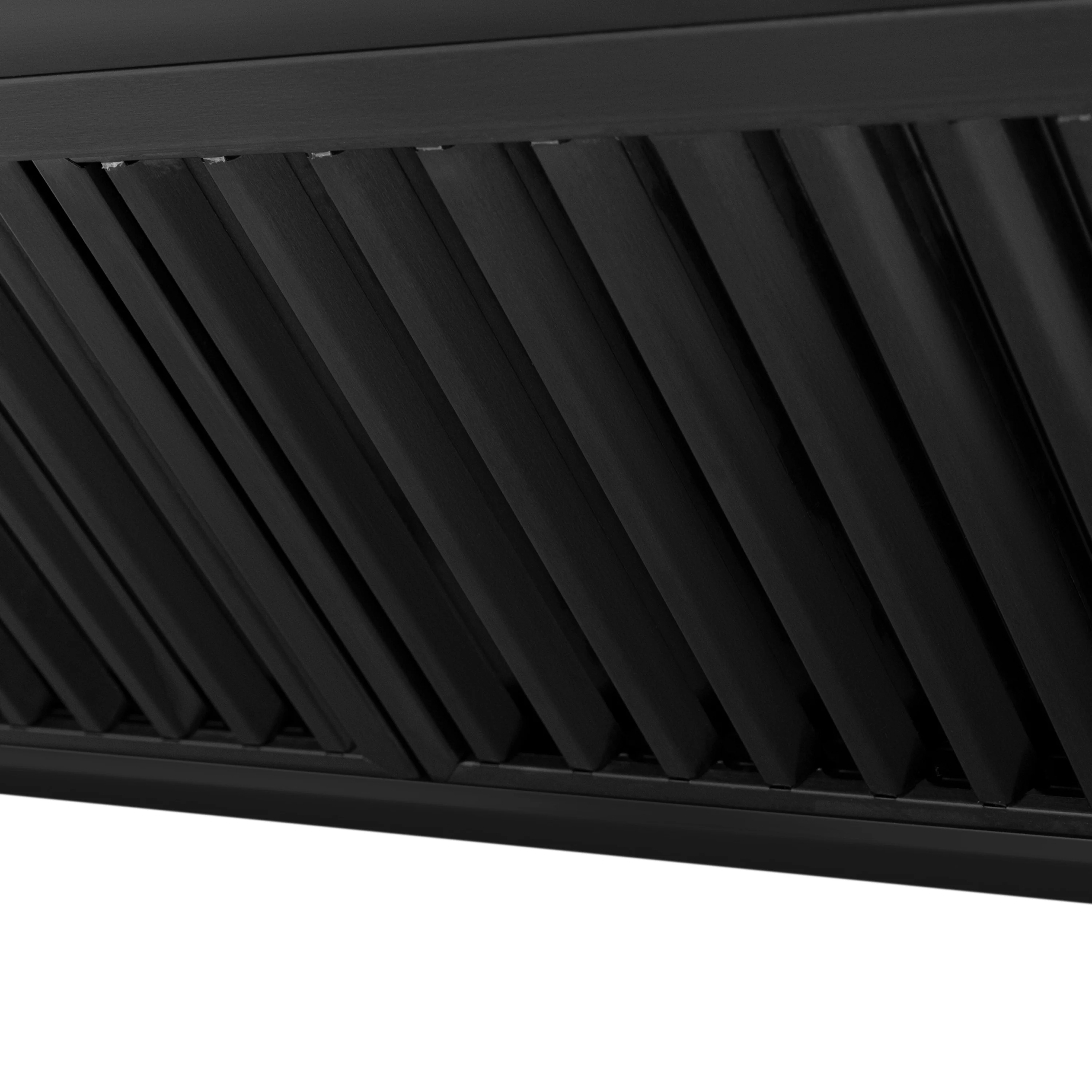 ZLINE 36" Black Stainless Steel Range Hood with Polished Gold Handle (BS655Z-36-G) - Image 7