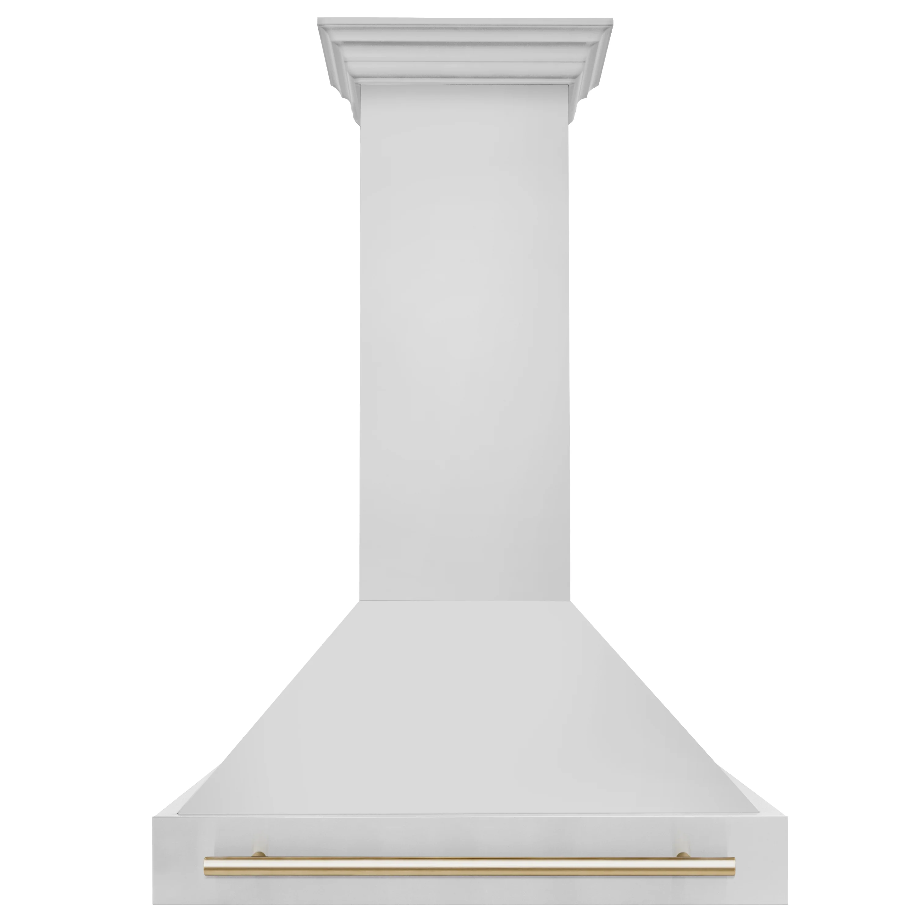 ZLINE Autograph Edition 36 in. Stainless Steel Range Hood with Stainless Steel Shell and Polished Gold Handle (8654STZ-36-G) - Image 4