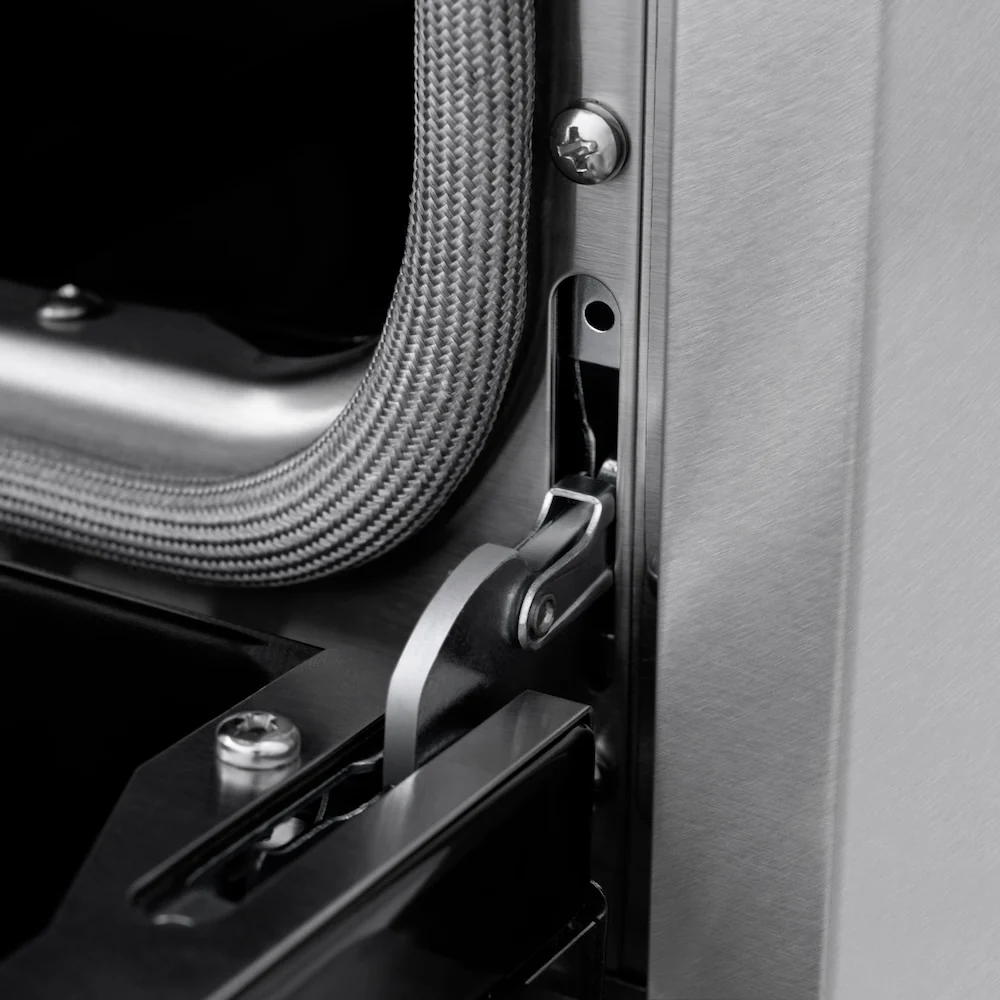 ZLINE Autograph Edition 48 in. 6.7 cu. ft. Classic Double Oven Dual Fuel Range with 8 Burner Gas Cooktop in Satin Stainless Steel and Matte Black Accents, Open Box-Great Condition - Image 7