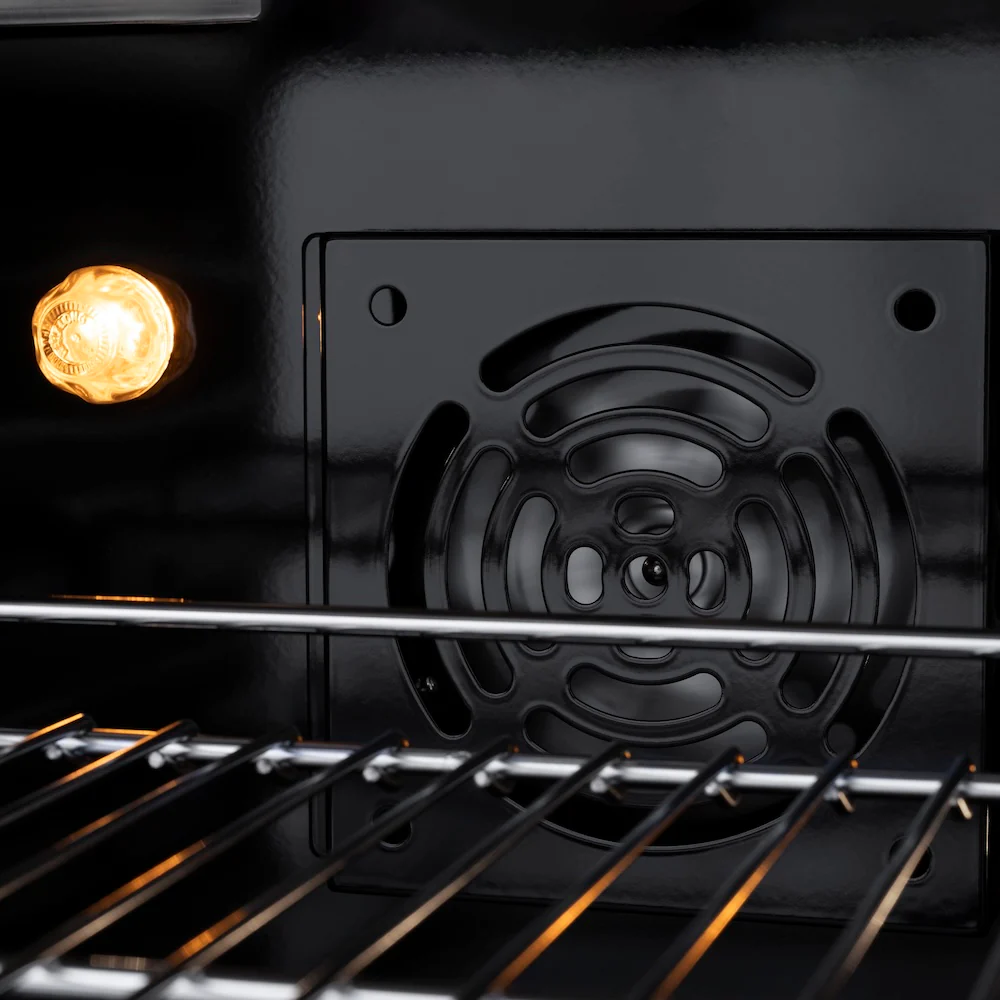 ZLINE Autograph Edition 48 in. 6.7 cu. ft. Paramount Double Oven Dual Fuel Range with 8 Burner Gas Cooktop in Satin Stainless Steel with White Matte Doors and Matte Black Accents, Open Box-Great Condition - Image 9