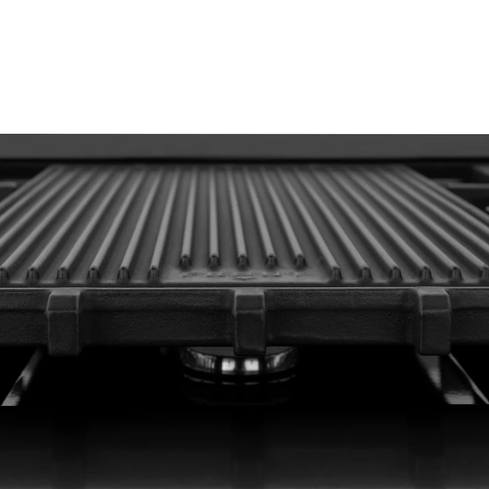 ZLINE Autograph Edition 48 in. Legacy Gas Rangetop with 7 Burners and Porcelain Cooktop in Black Stainless Steel with Champagne Bronze Accents, Open Box-Great Condition - Image 5