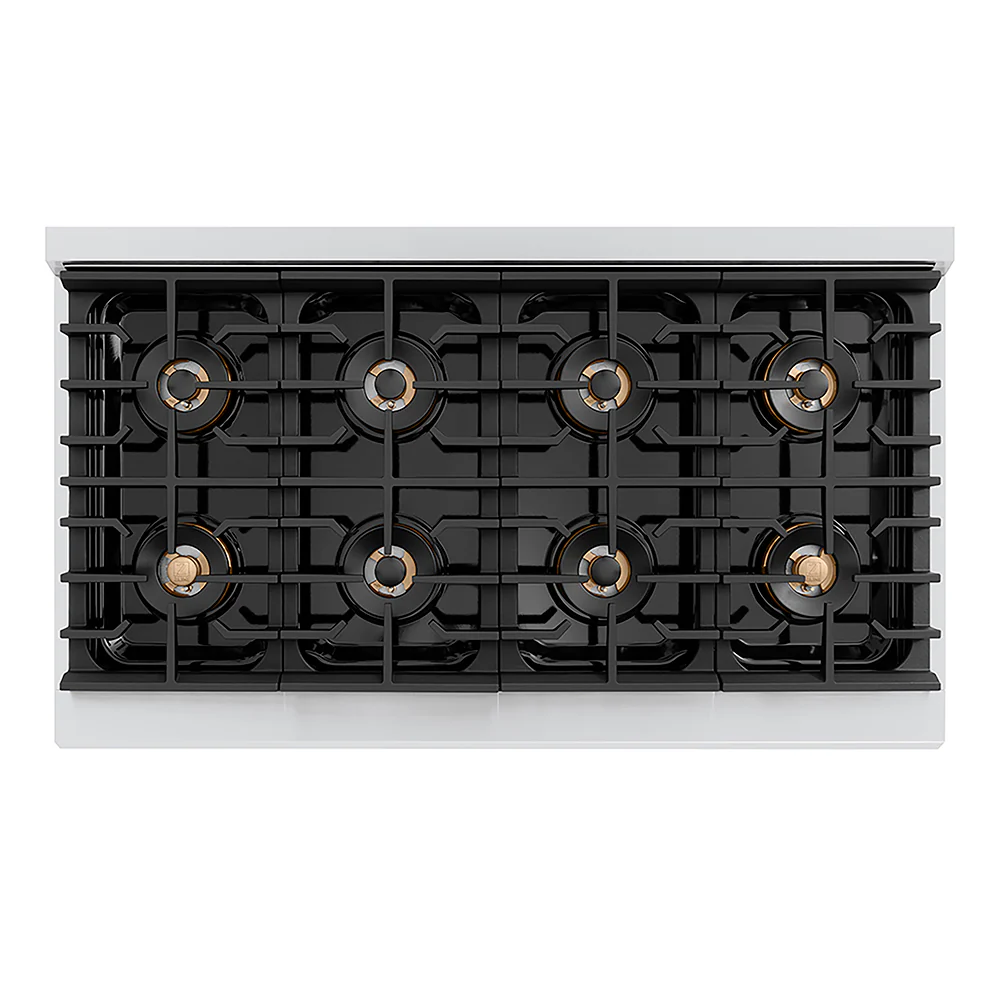 ZLINE Autograph Edition 48 in. Paramount Gas Rangetop with 8 Burner DuoPro™ Cooktop in Stainless Steel and Matte Black Accents, Open Box-Great Condition - Image 2