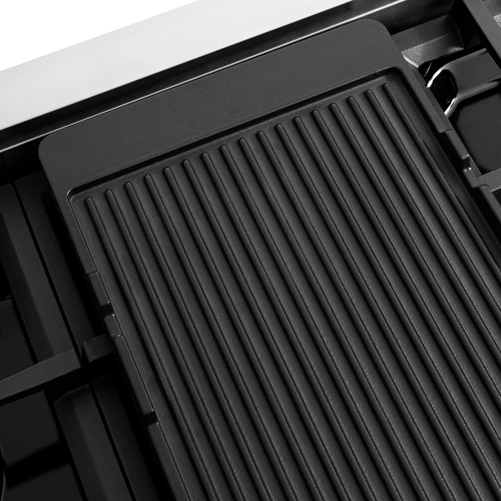 ZLINE Autograph Edition 48 in. Paramount Gas Rangetop with 8 Burner DuoPro™ Cooktop in Stainless Steel and Champagne Bronze Accents (PSRTZ-48-CB) - Image 8