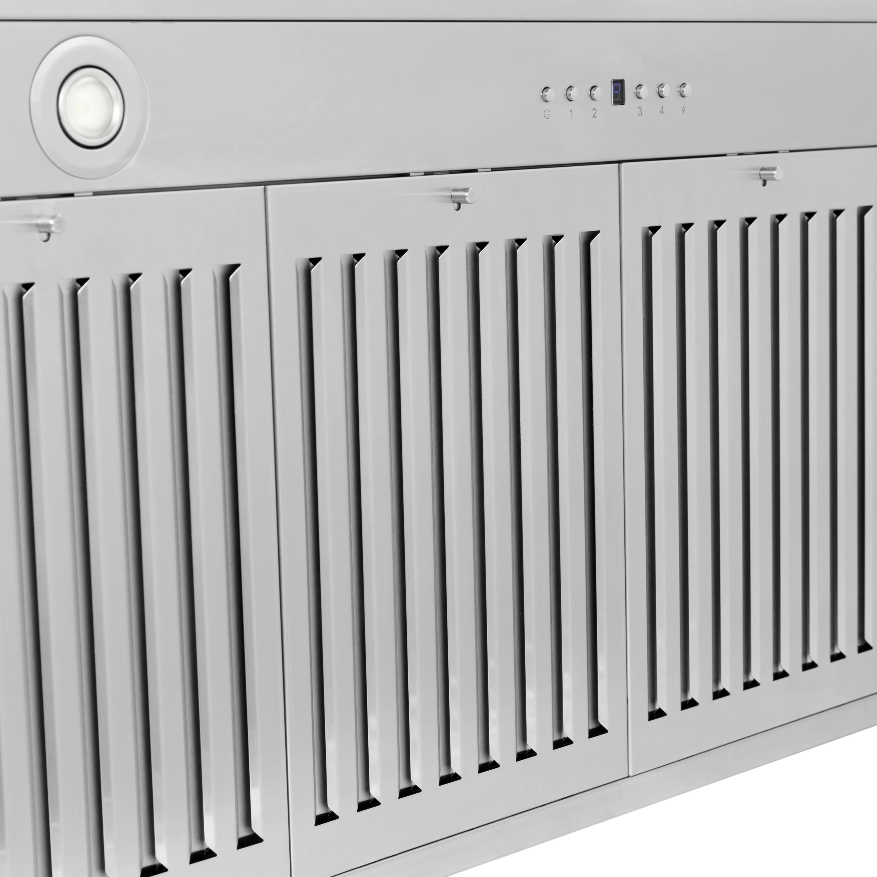 ZLINE 48 in. Autograph Edition Convertible Stainless Steel Range Hood with Black Matte Shell and Polished Gold Handle (KB4STZ-BLM48-G) - Image 6