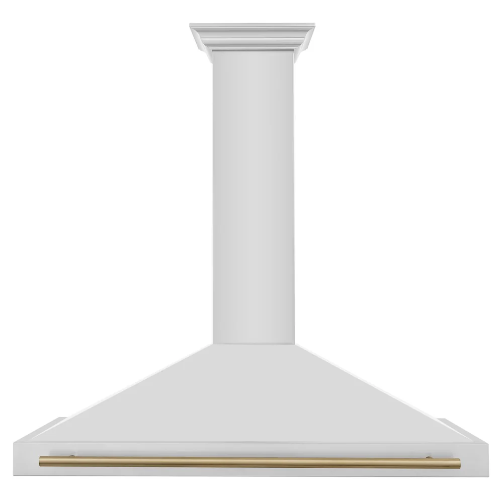 ZLINE 48 in. Autograph Edition Convertible Stainless Steel Range Hood with Stainless Steel Shell and Champagne Bronze Accents (KB4STZ-48-CB) - Image 3