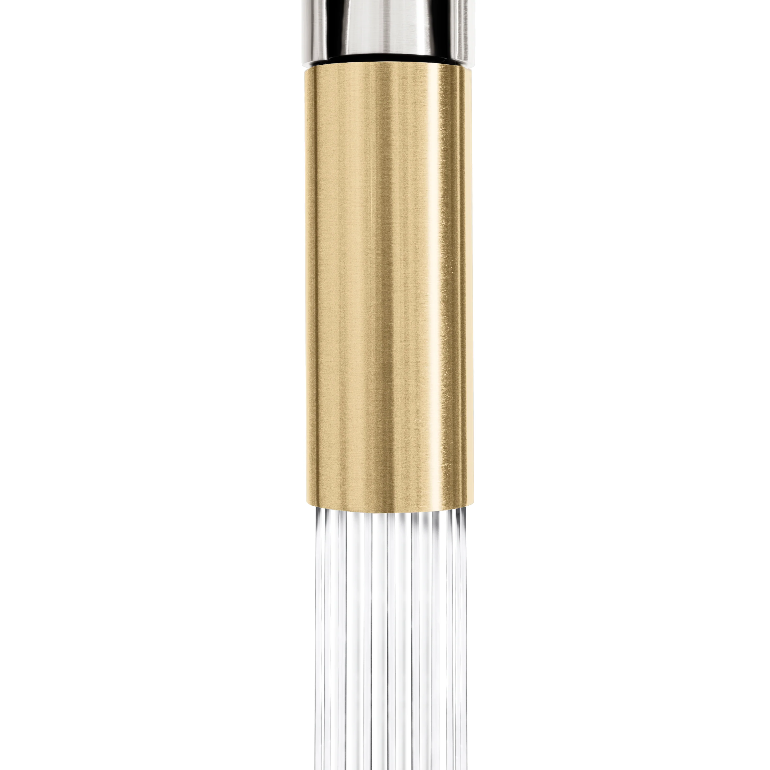 ZLINE Autograph Edition Sierra Pull Down Spring Single Handle Kitchen Faucet in Brushed Nickel and Champagne Bronze (SRA-KF-ZBNCB) - Image 5