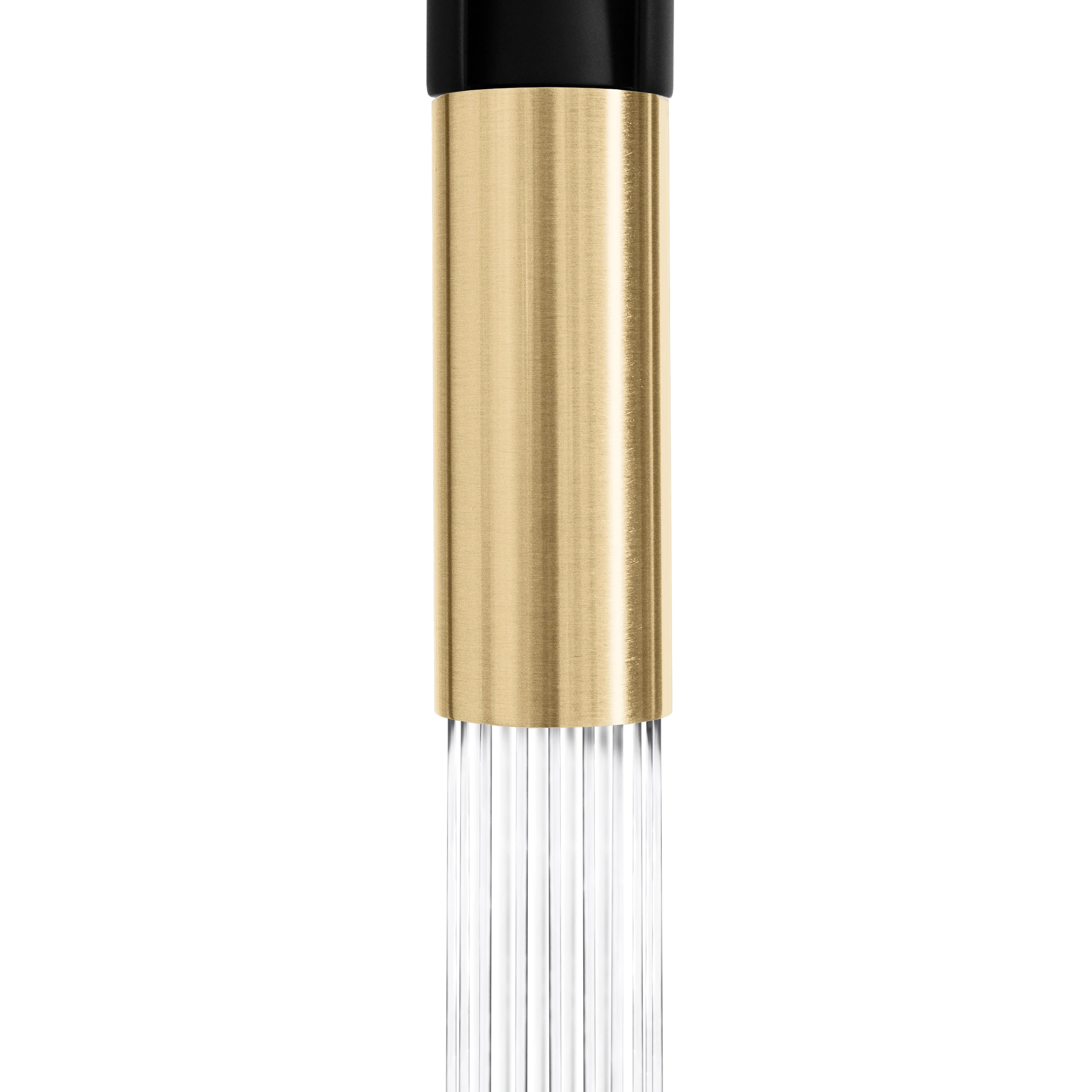 ZLINE Autograph Edition Sierra Pull Down Spring Single Handle Kitchen Faucet in Matte Black and Champagne Bronze (SRA-KF-ZMBCB) - Image 6