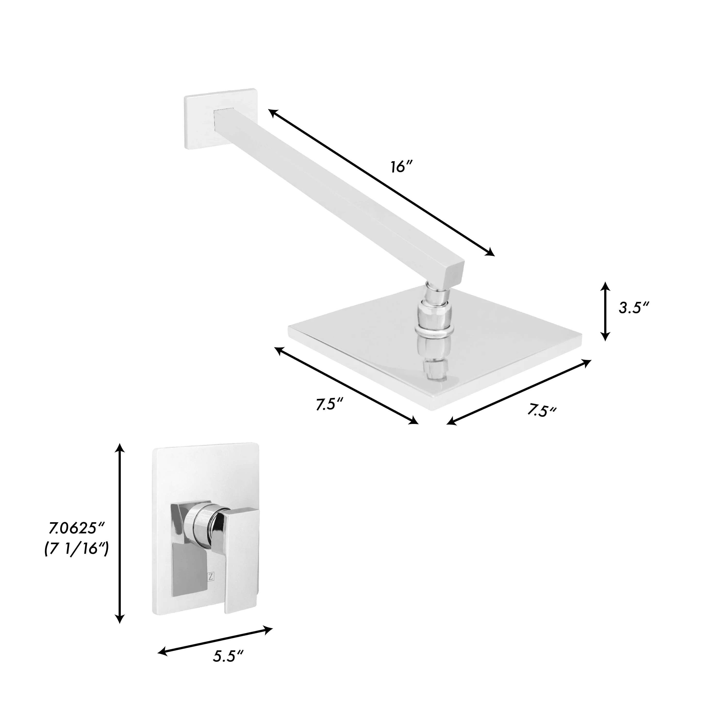 ZLINE Bliss Shower Faucet in Chrome (BLS-SHF-CH) - Image 6