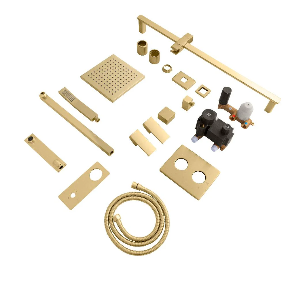 ZLINE Bliss Rainfall Shower System in Champagne Bronze (BLS-SHS-CB) - Image 3