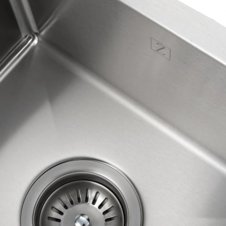 ZLINE 15 in. Boreal Undermount Single Bowl Bar Kitchen Sink in Stainless Steel (SUS-15) - Image 4
