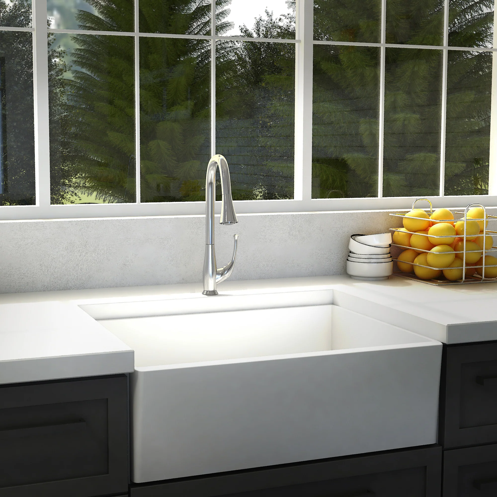 ZLINE Castor Kitchen Faucet in Chrome (CAS-KF-CH) - Image 2