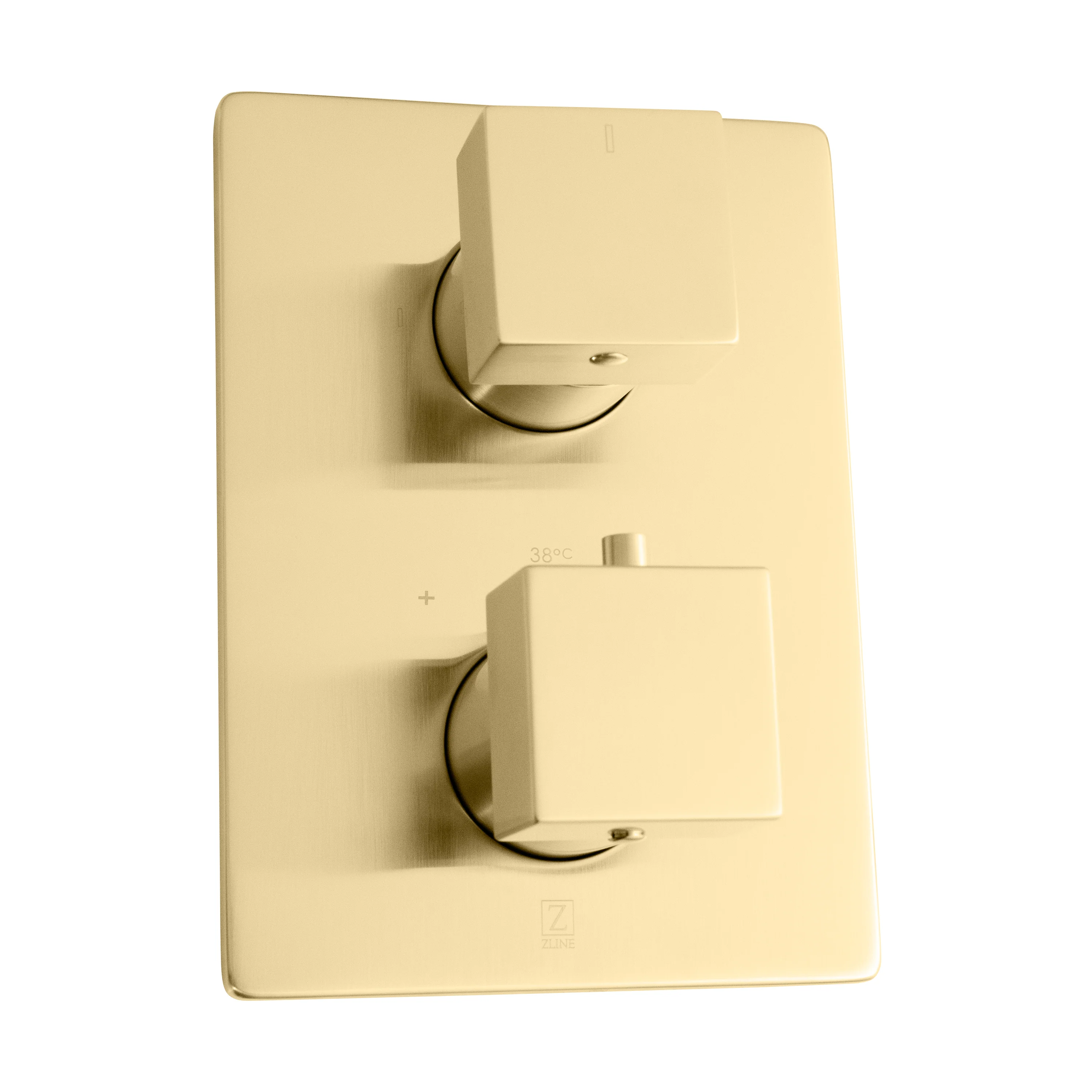 ZLINE Autograph Edition Crystal Bay Thermostatic Shower System in Champagne Bronze (CBY-SHS-T2-CB) - Image 3
