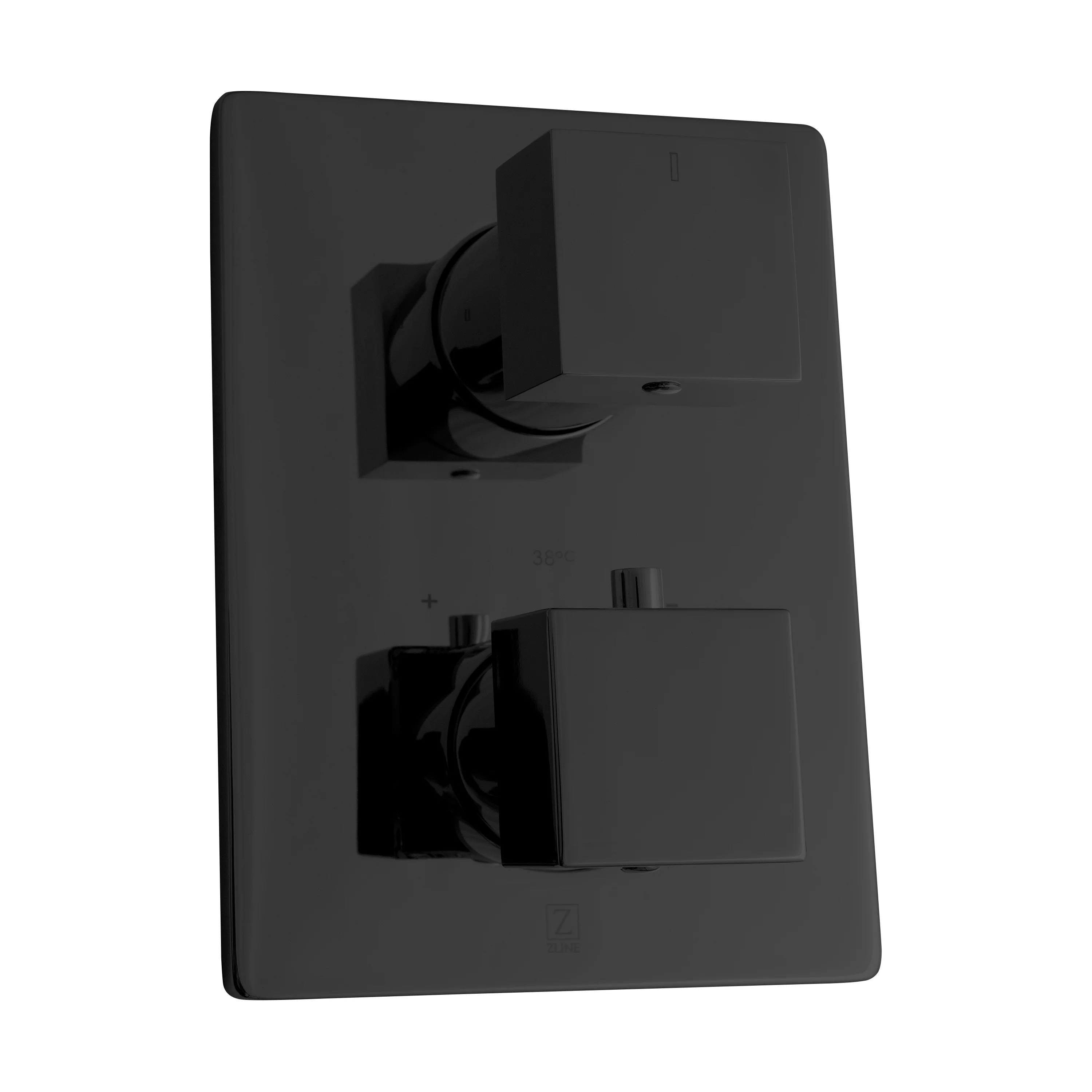 ZLINE Autograph Edition Crystal Bay Thermostatic Shower System with Body Jets in Matte Black (CBY-SHS-T3-MB) - Image 4