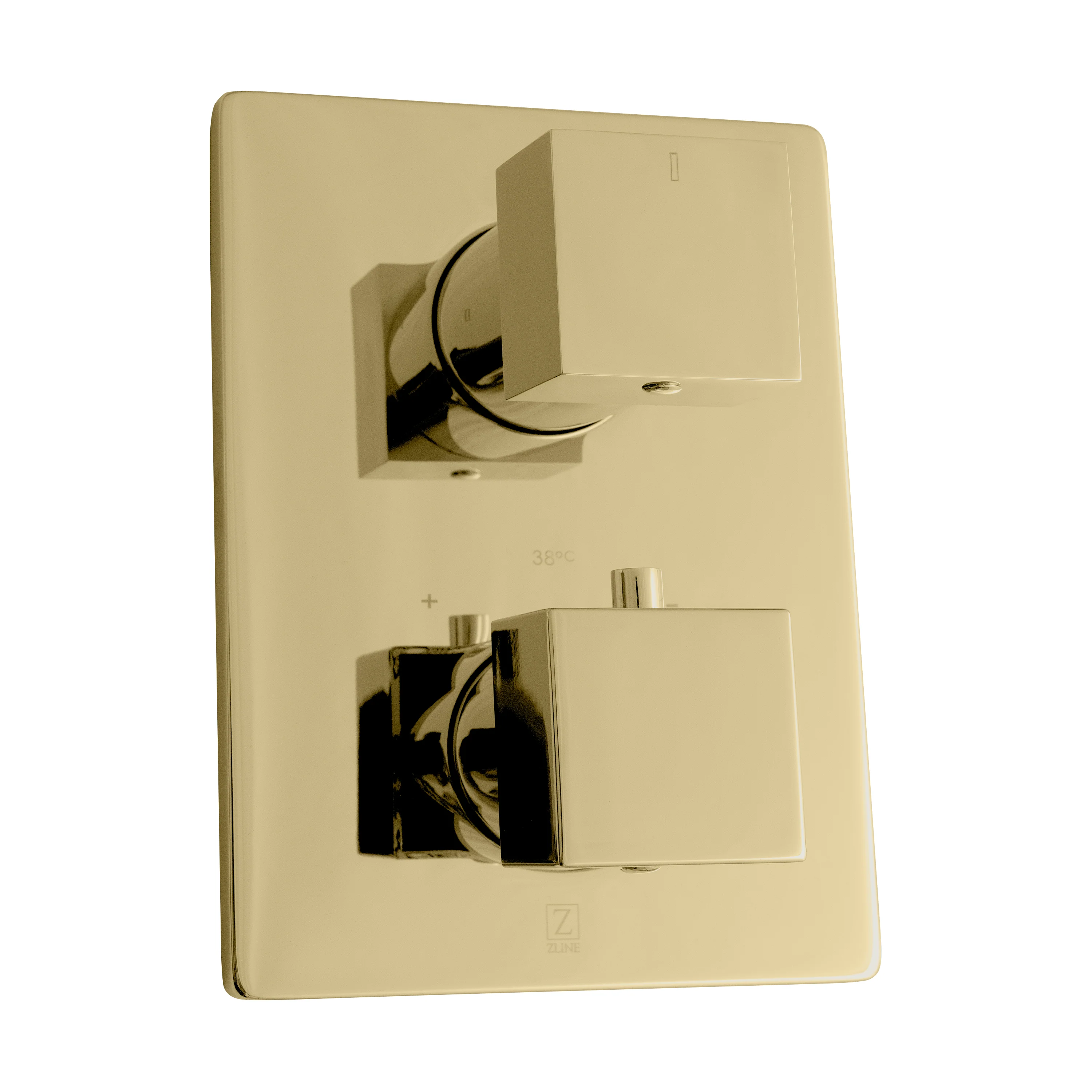 ZLINE Autograph Edition Crystal Bay Thermostatic Shower System with Body Jets in Polished Gold (CBY-SHS-T3-PG) - Image 4