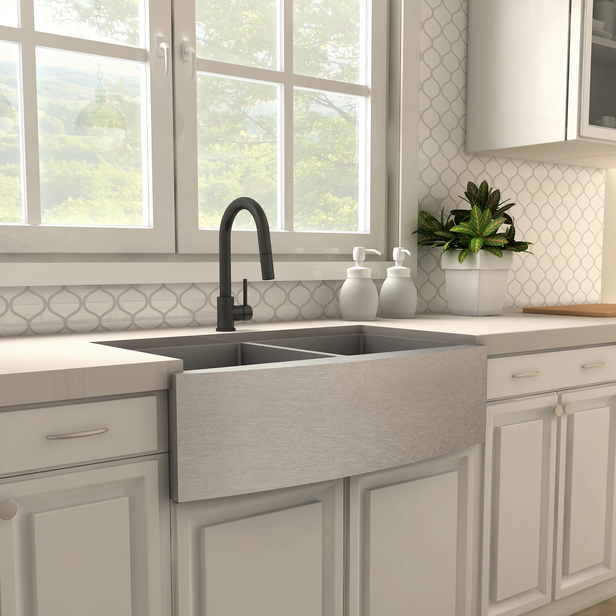 ZLINE Dante Kitchen Faucet in Matte Black (DNT-KF-MB) - Image 2