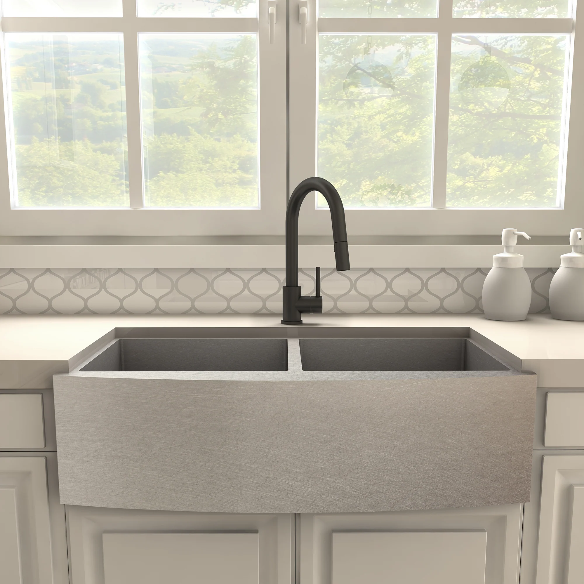 ZLINE Dante Kitchen Faucet in Matte Black (DNT-KF-MB) - Image 4