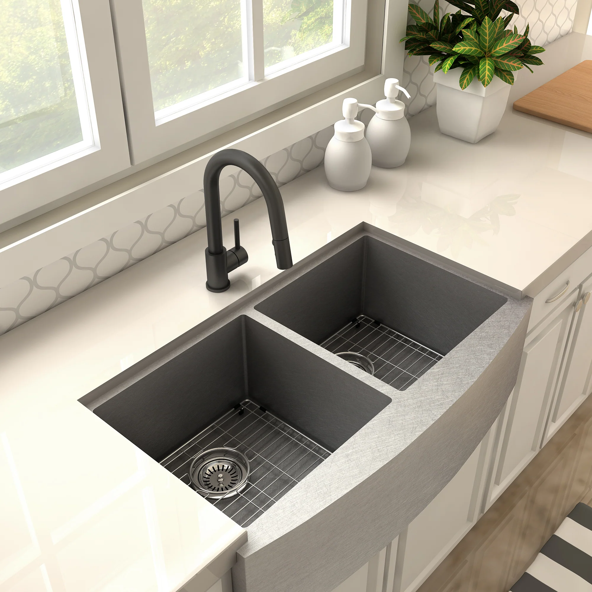 ZLINE Dante Kitchen Faucet in Matte Black (DNT-KF-MB) - Image 5
