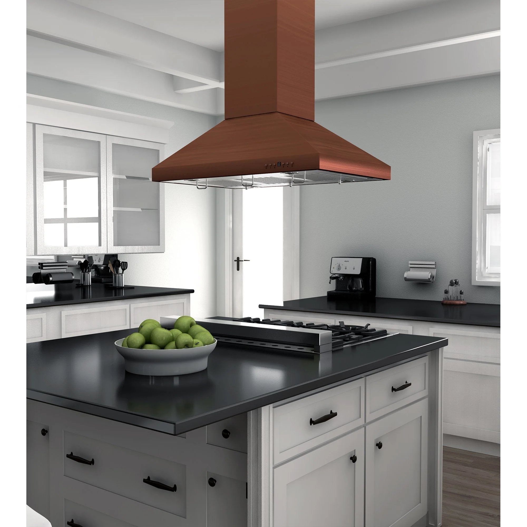 ZLINE 36 in. Designer Series Copper Island Mount Range Hood (8KL3iC-36) - Image 13