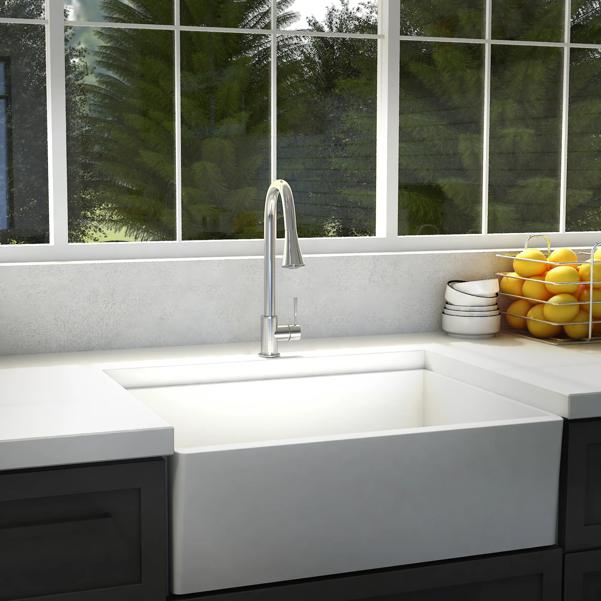 ZLINE Edison Kitchen Faucet in Chrome (EDS-KF-CH) - Image 2
