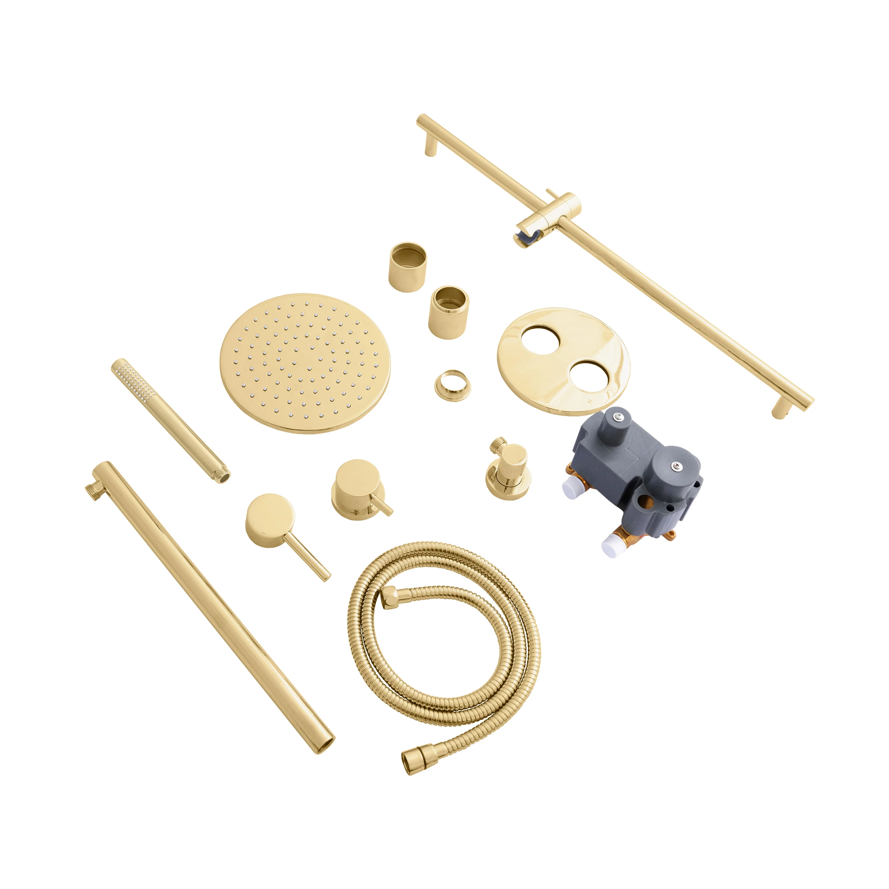 ZLINE Autograph Edition El Dorado Shower System in Polished Gold (ELD-SHS-PG) - Image 4