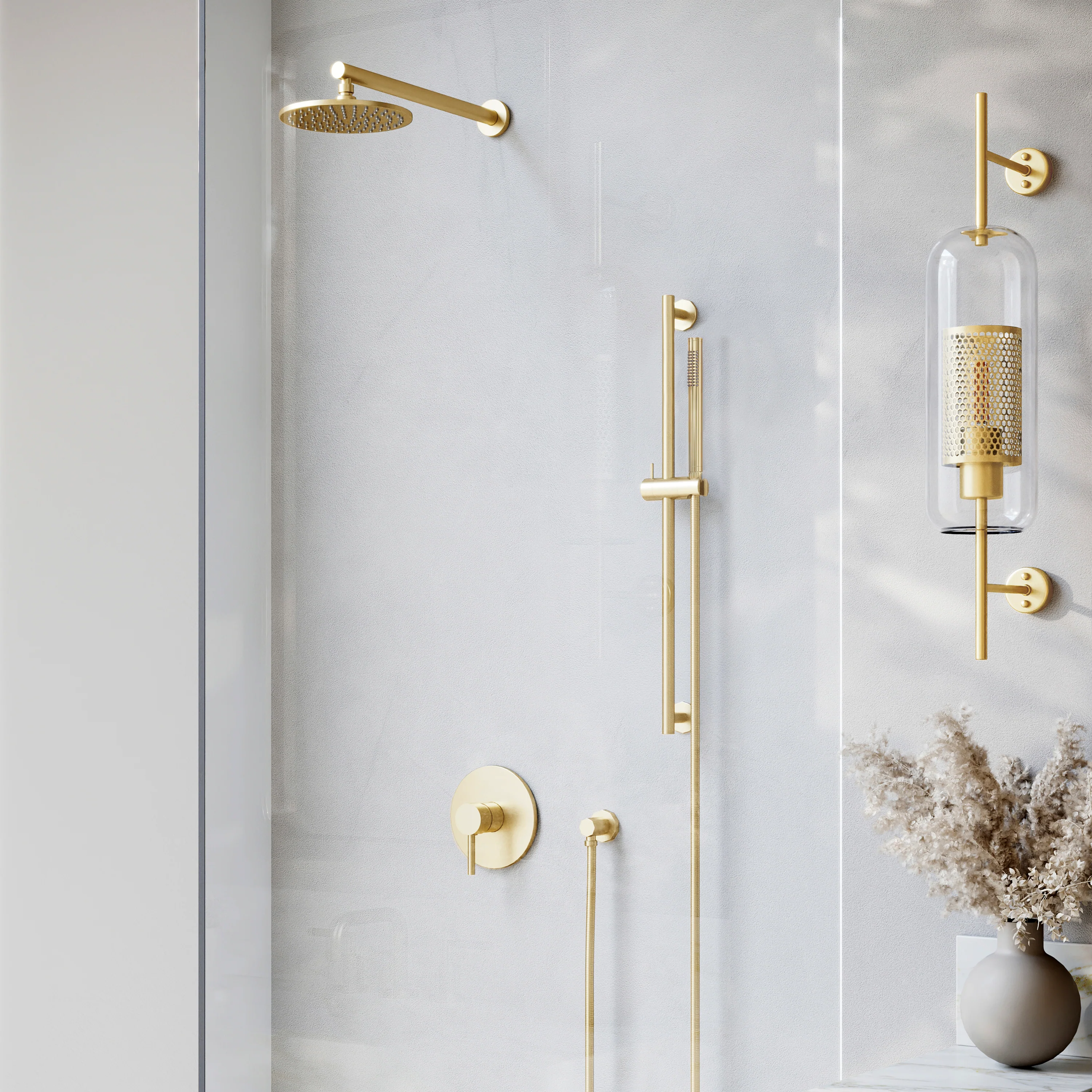 ZLINE Autograph Edition El Dorado Shower System in Polished Gold (ELD-SHS-PG) - Image 8